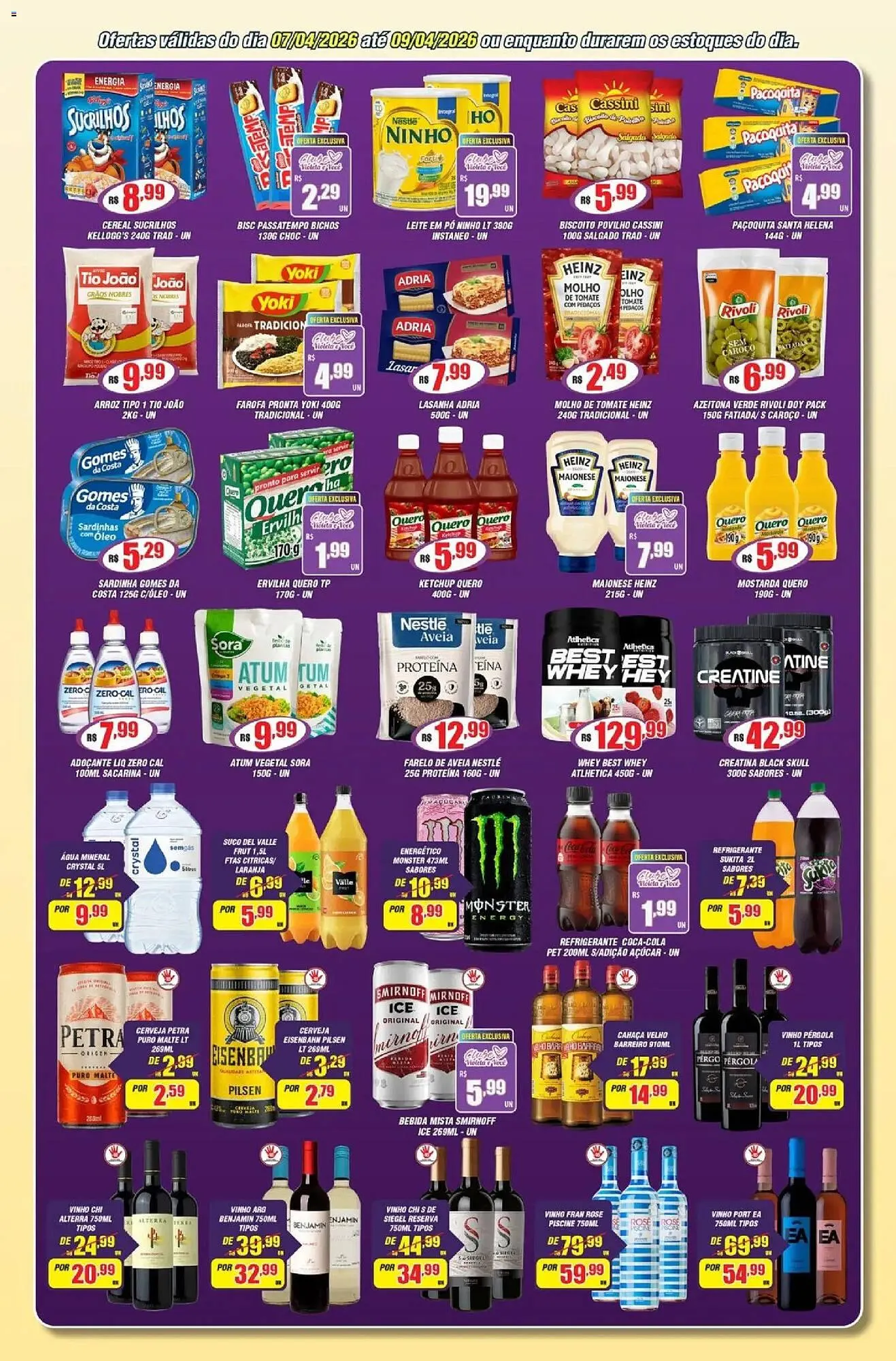 Encarte de Catálogo Violeta Supermercados 6 de abril até 9 de abril 2026 - Pagina 3
