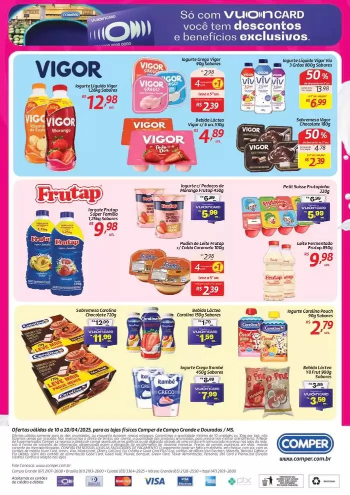 Encarte de Festival do Iogurte 10 de abril até 20 de abril 2025 - Pagina 2