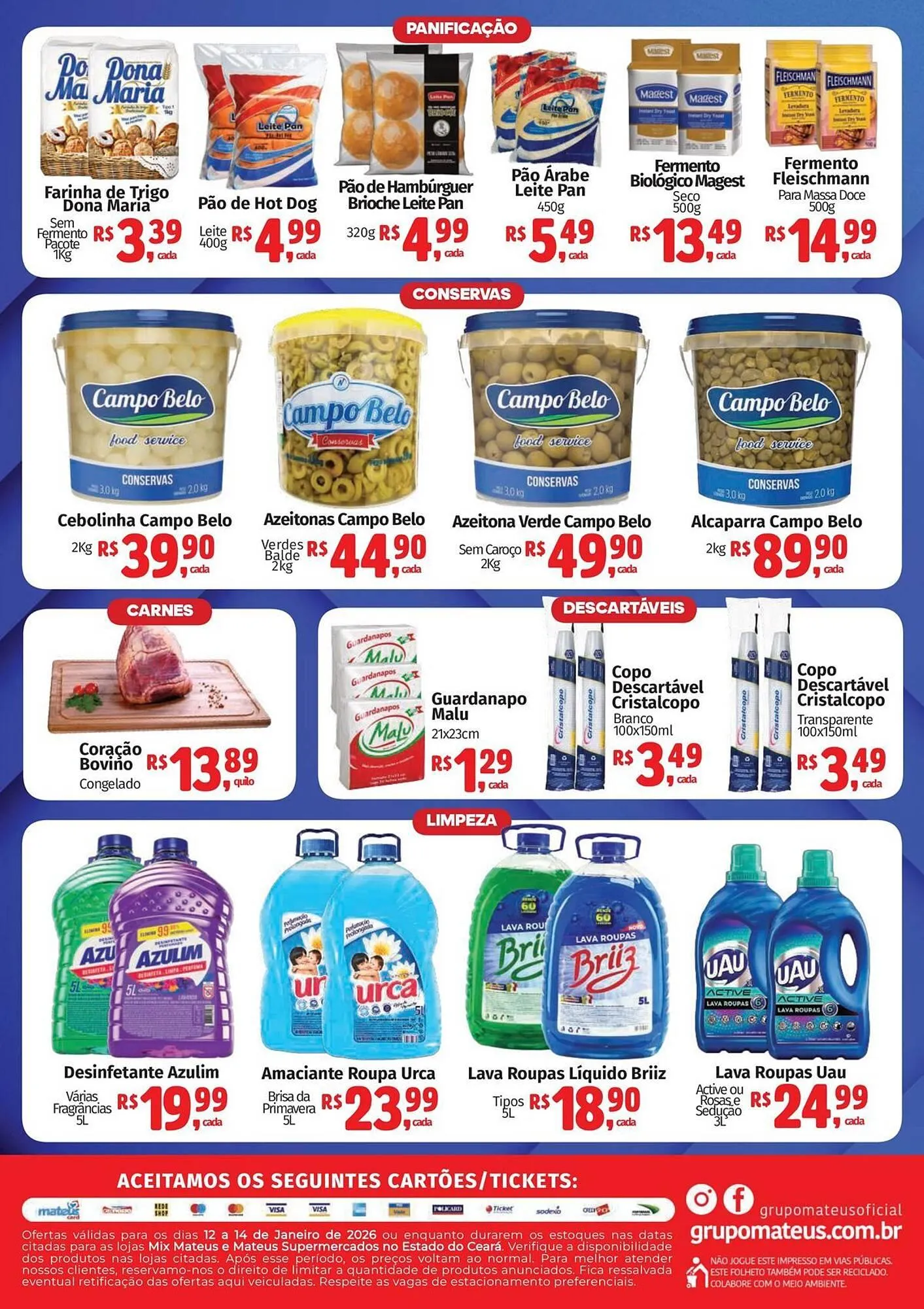 Encarte de Catálogo Supermercados Mateus 12 de janeiro até 14 de janeiro 2026 - Pagina 2