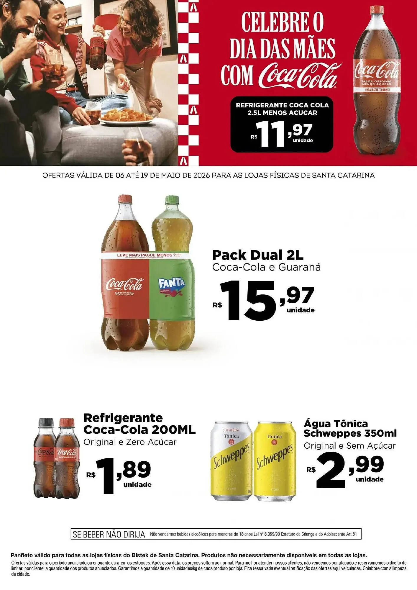 Encarte de Encarte Bistek Supermercados 6 de maio até 19 de maio 2026 - Pagina 2
