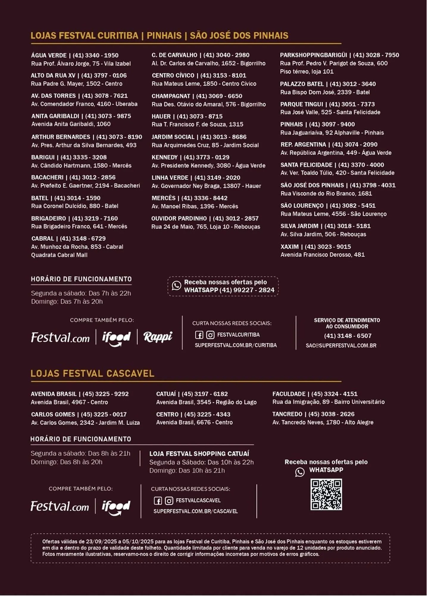 Encarte de Encarte Festval 24 de setembro até 5 de outubro 2025 - Pagina 8