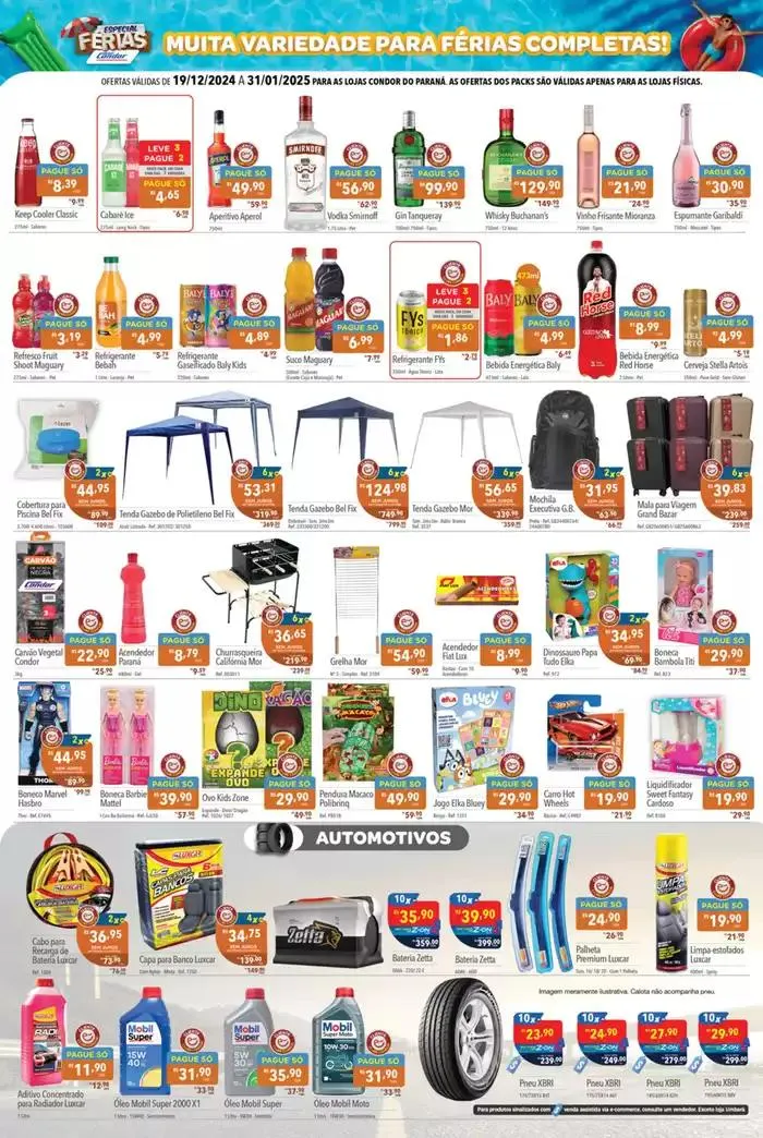 Encarte de Ofertas Supermercados Condor 20 de dezembro até 31 de janeiro 2025 - Pagina 3