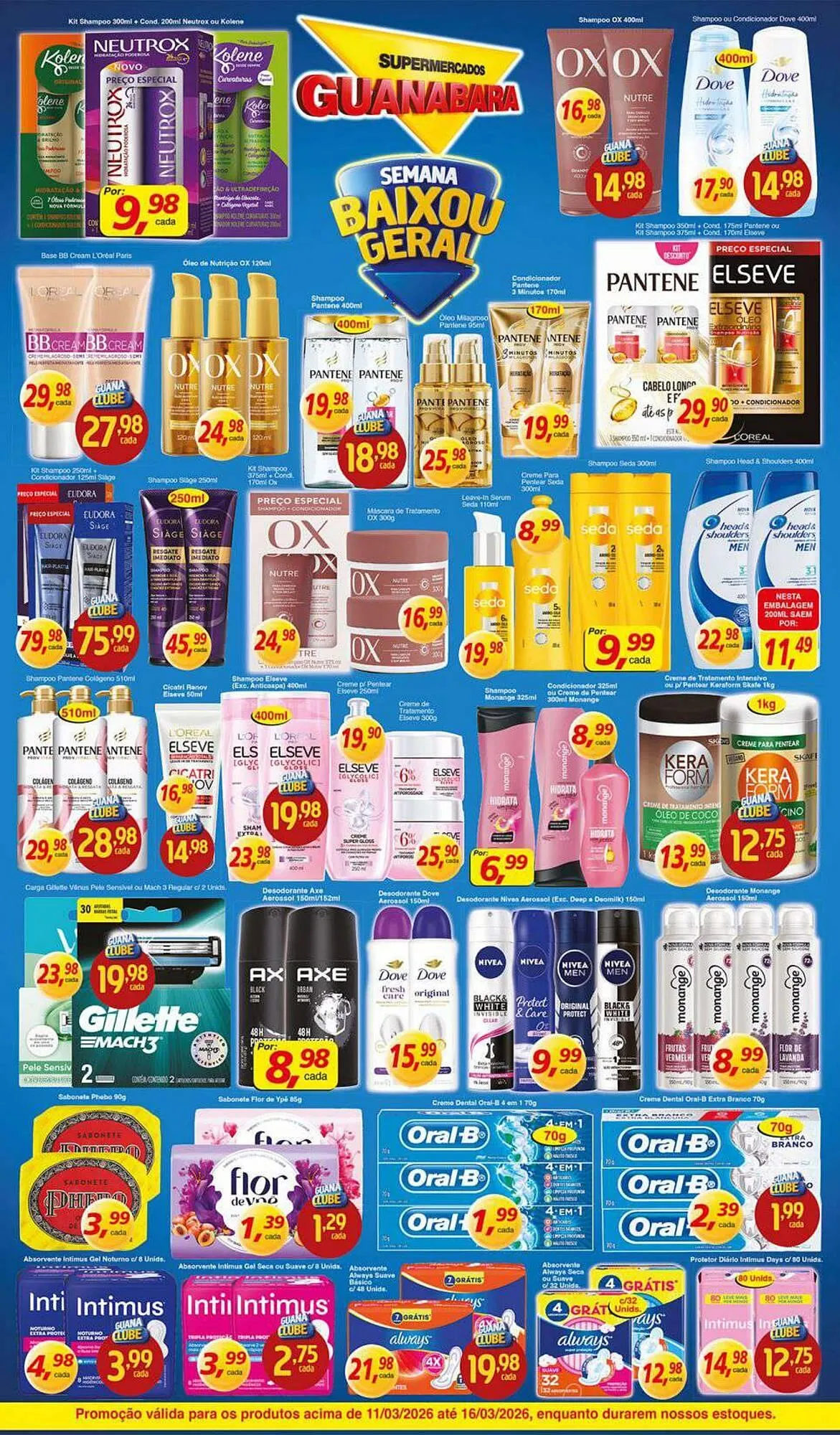 Encarte de Encarte Supermercados Guanabara 11 de março até 16 de março 2026 - Pagina 8