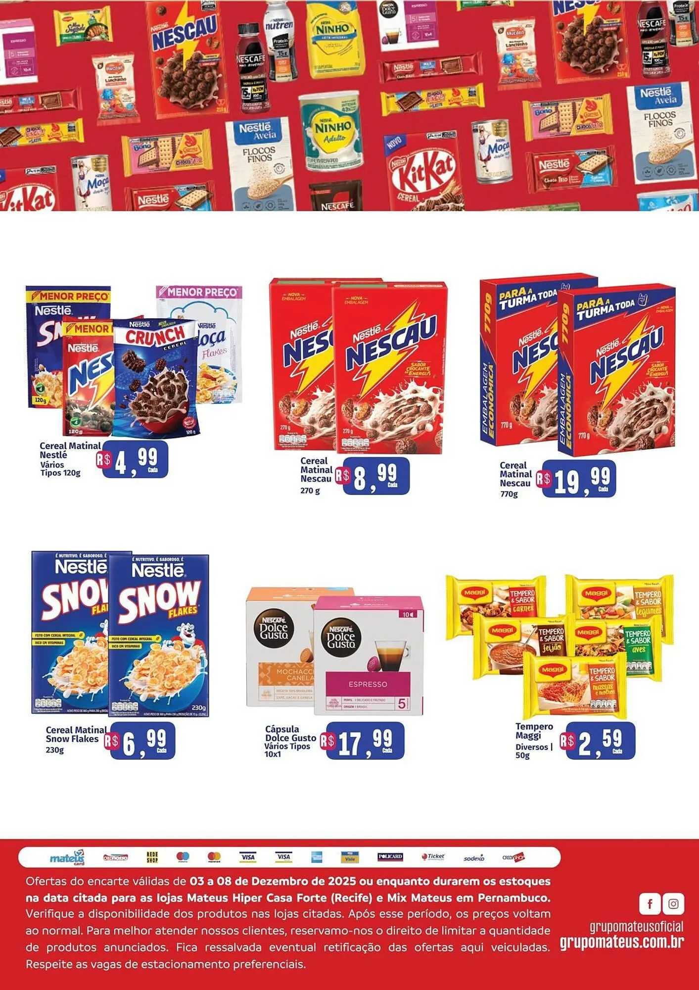 Encarte de Catálogo Supermercados Mateus 3 de dezembro até 8 de dezembro 2025 - Pagina 2
