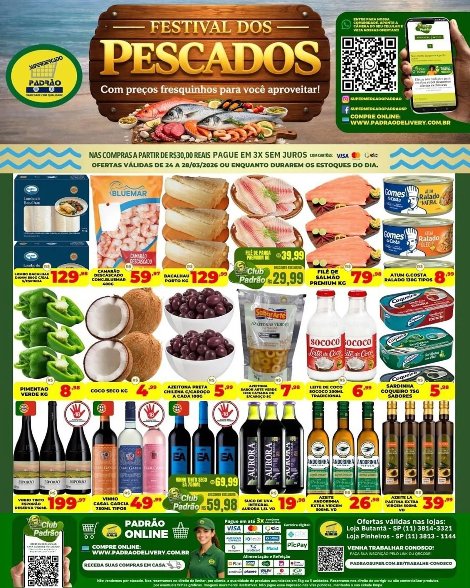 Encarte de Folheto Supermercado Padrão 24 de março até 28 de março 2026 - Pagina 1