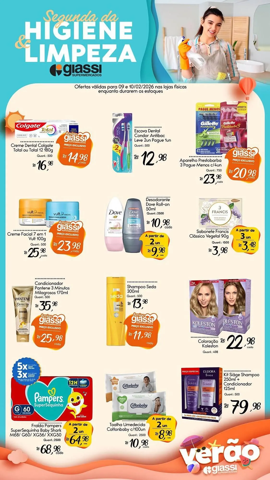 Encarte de Encarte Giassi Supermercados 9 de fevereiro até 10 de fevereiro 2026 - Pagina 2