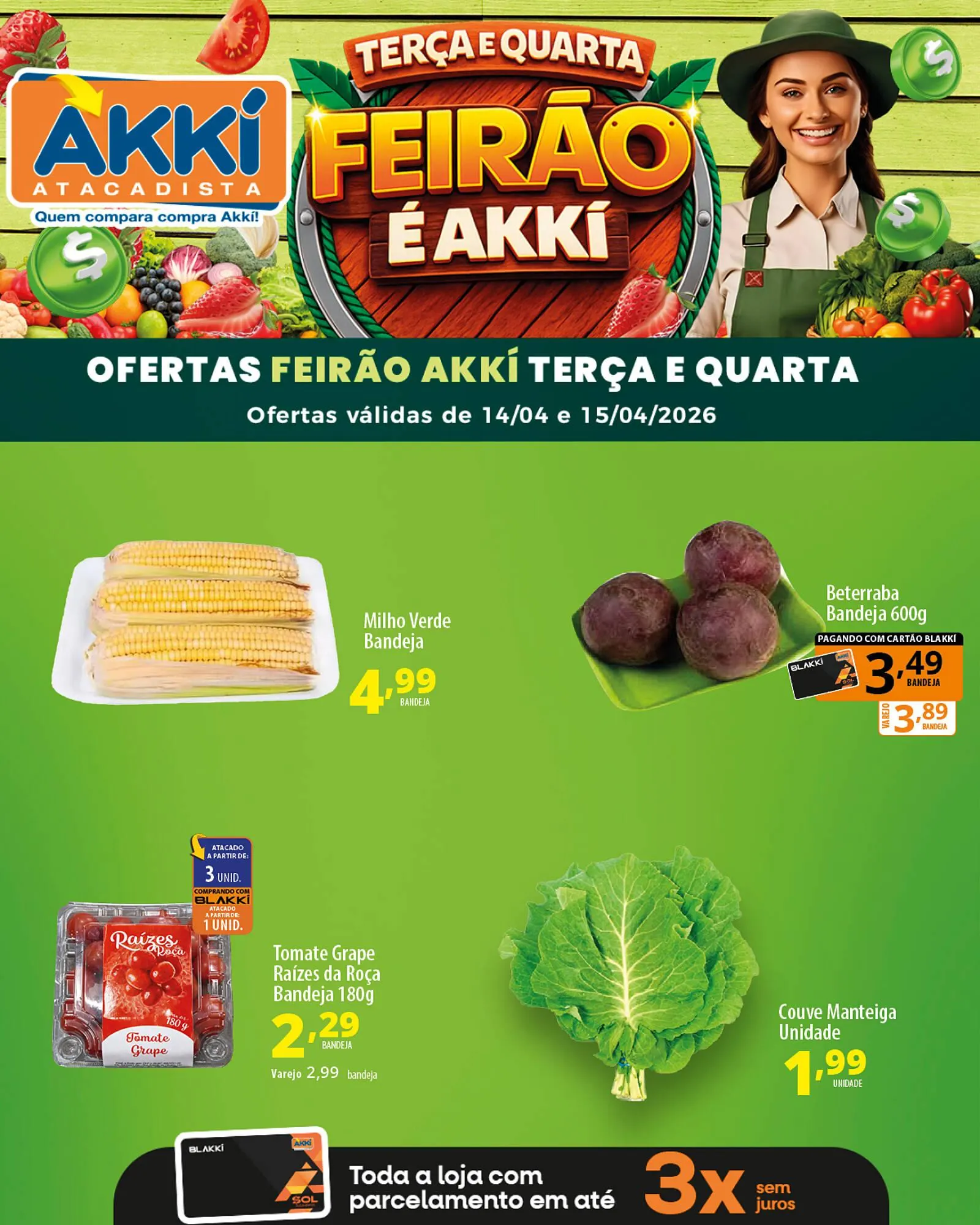 Encarte de Folheto Akki Atacadista 14 de abril até 15 de abril 2026 - Pagina 5