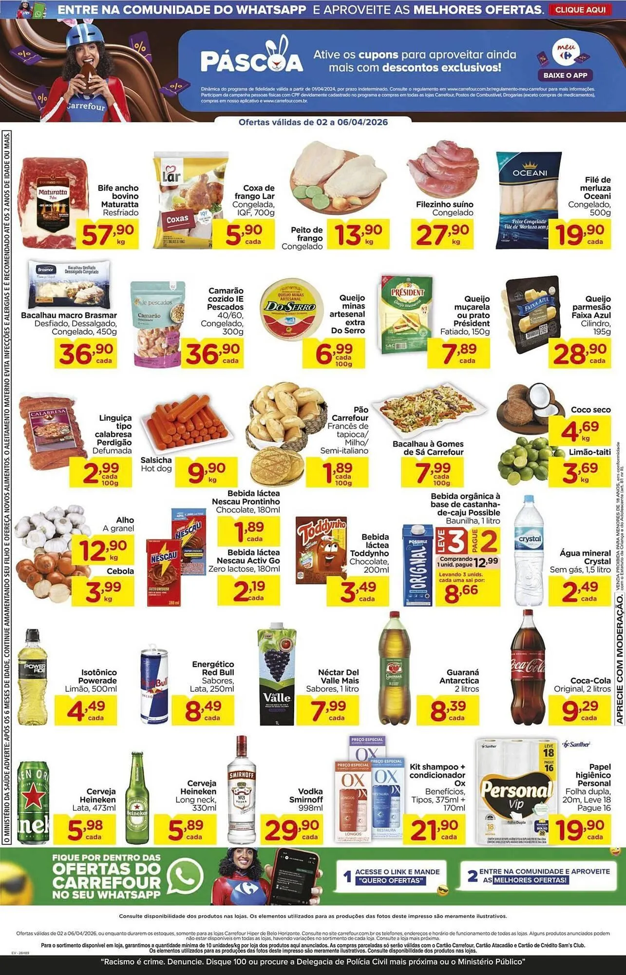 Encarte de Folheto Carrefour 2 de abril até 6 de abril 2026 - Pagina 2
