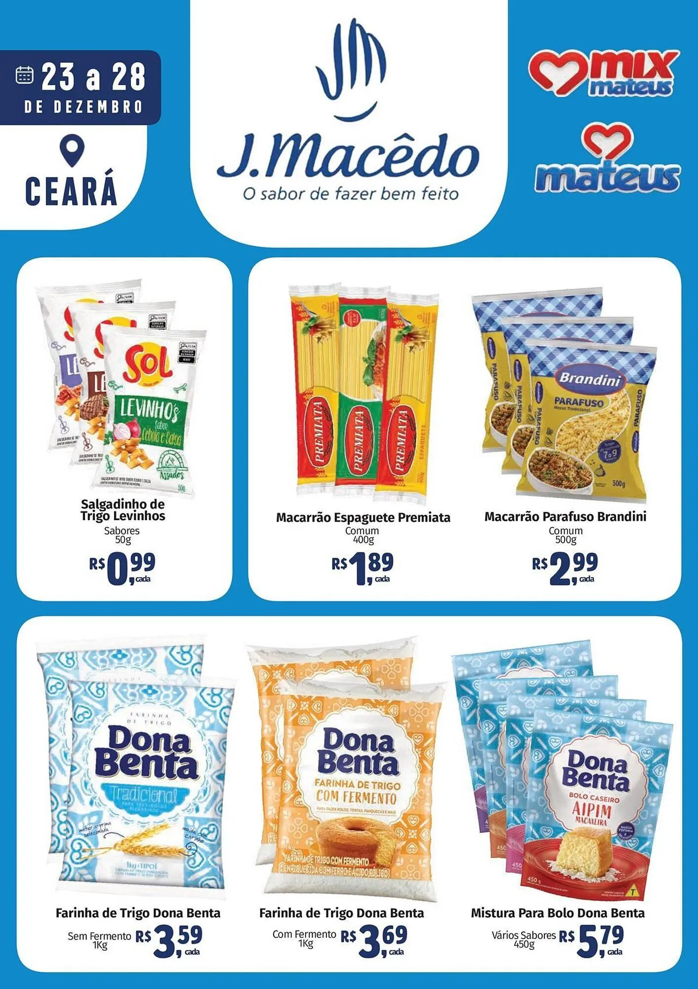 Encarte de Catálogo Supermercados Mateus 23 de dezembro até 28 de dezembro 2025 - Pagina 1