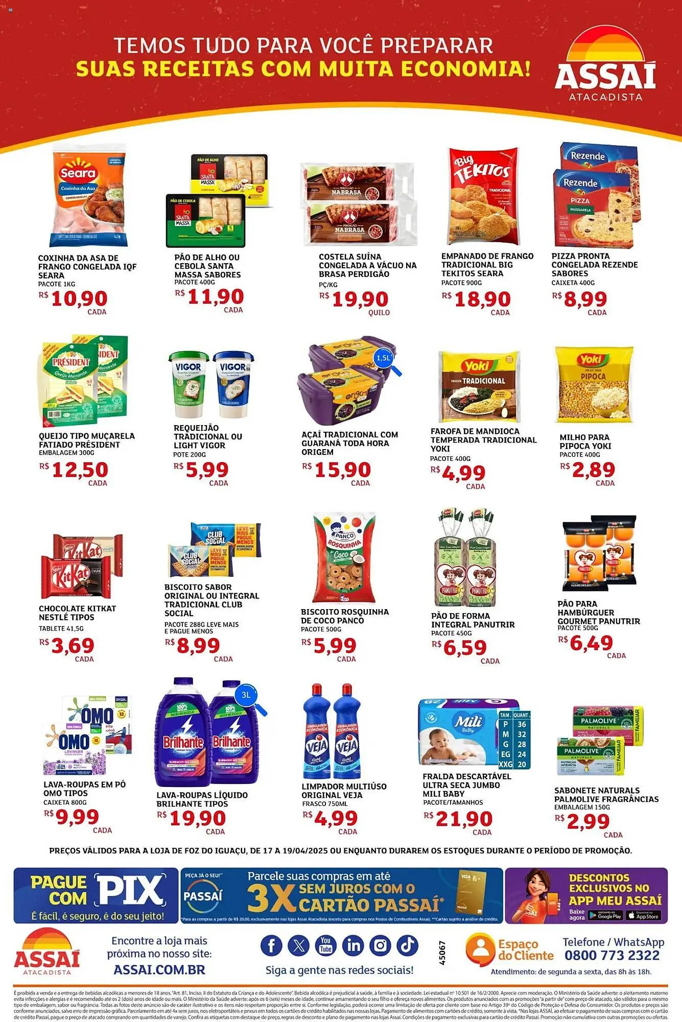Encarte de Encarte Assaí Atacadista 17 de abril até 19 de abril 2026 - Pagina 2