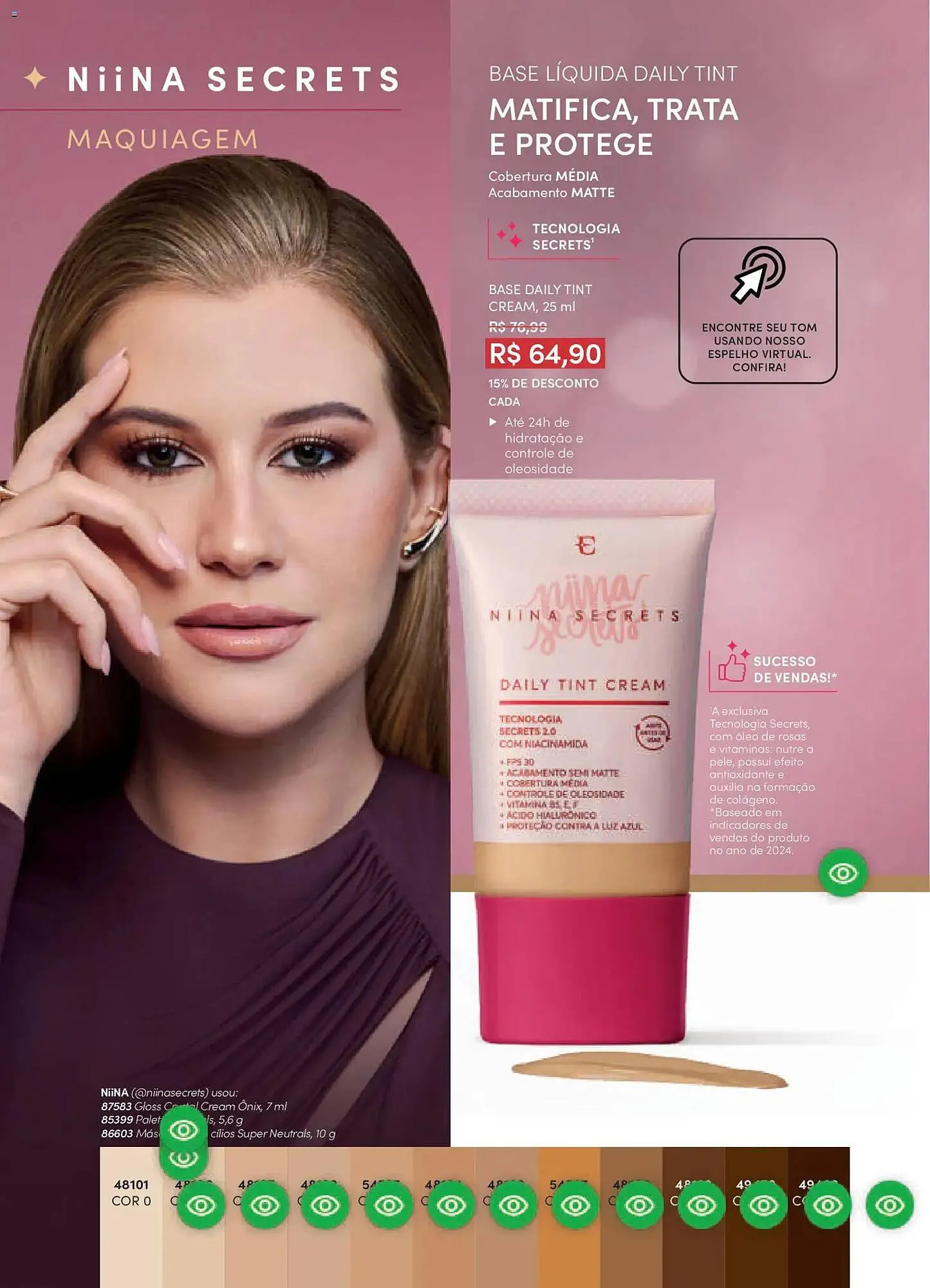 Encarte de Catálogo Eudora 8 de janeiro até 31 de janeiro 2026 - Pagina 65