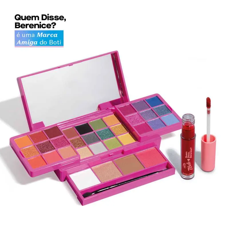 Combo Quem Disse, Berenice?: Palette Multifuncional 30,4g + Gloss Labial 7Belo 4ml