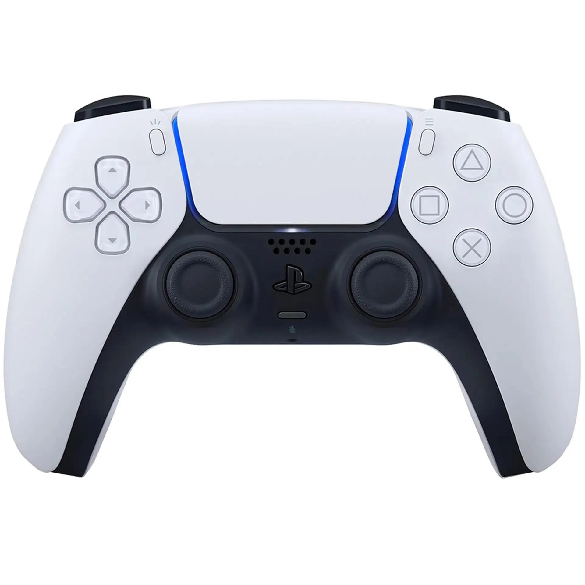 Controle Sony Dualsense Sem Fio PlayStation 5 com Bluetooth CFI-ZCT1WX - Preto/Branco - Bivolt