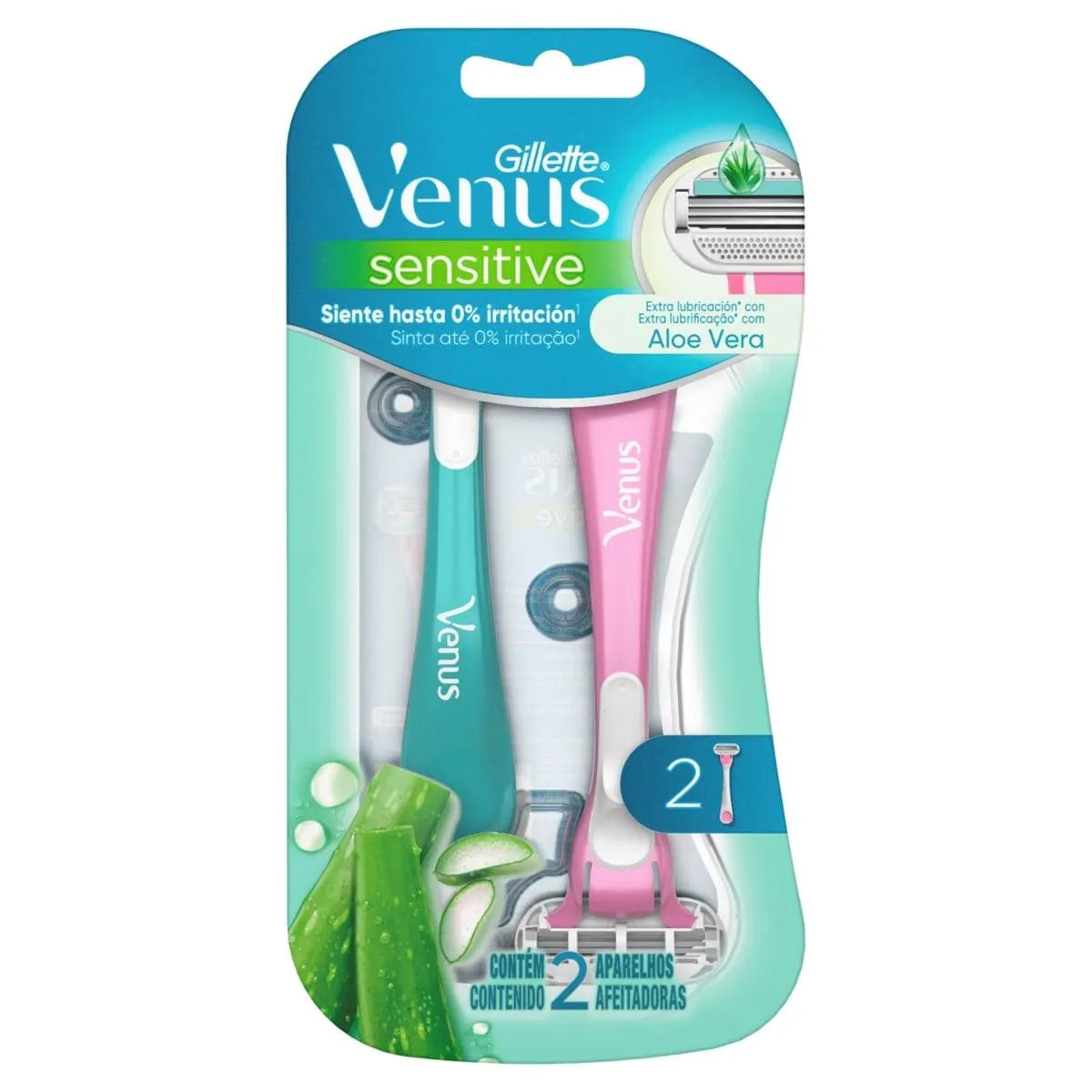 Aparelho Depilar Gillette Venus Sensitive Com 2 Unidades