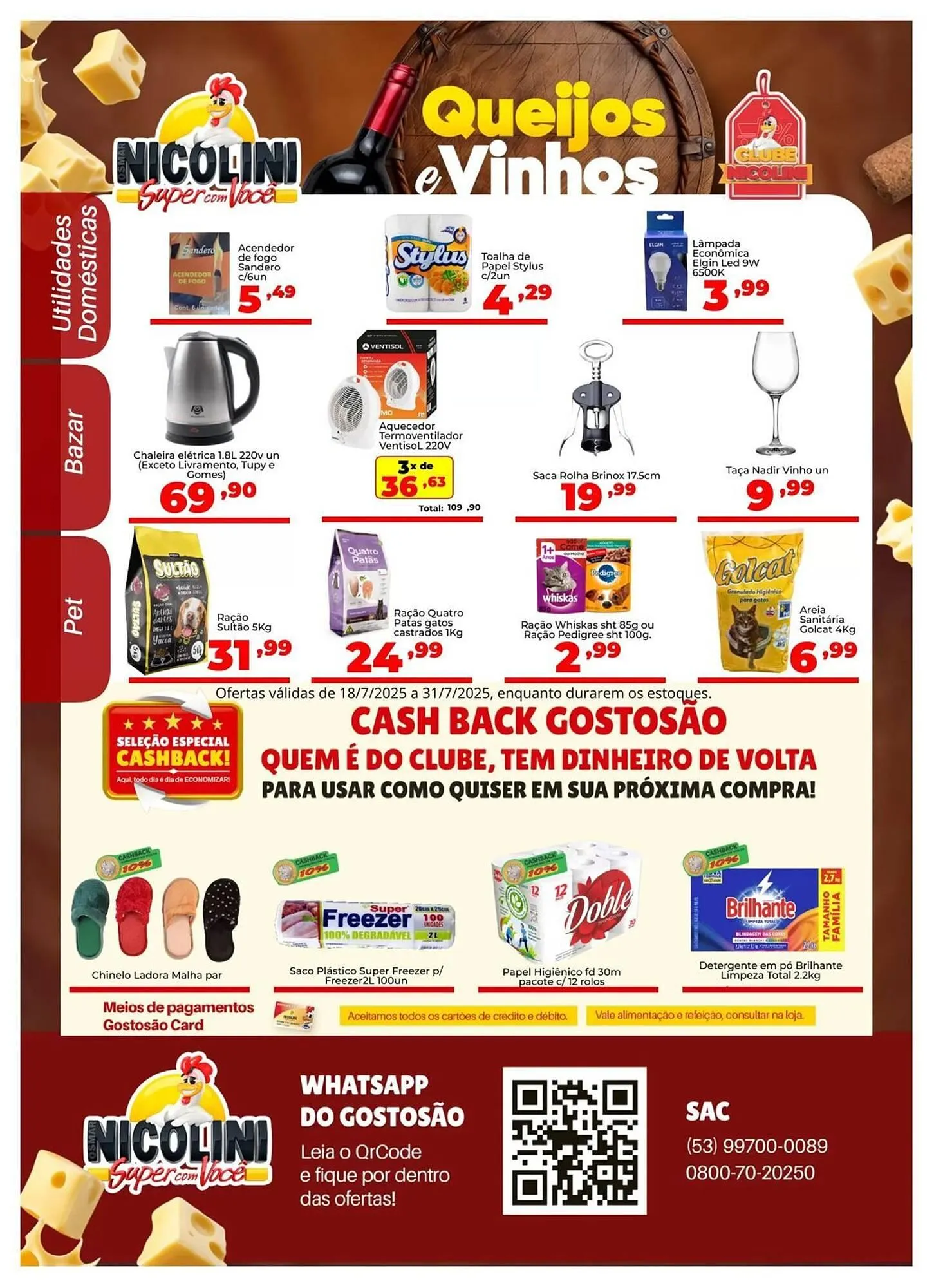 Encarte de Catálogo Super Nicolini 18 de julho até 31 de julho 2025 - Pagina 8