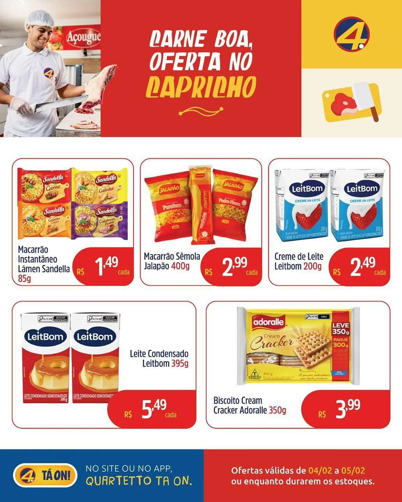 Encarte de Catálogo Quartetto Supermercados 2 de abril até 2 de maio 2026 - Pagina 3