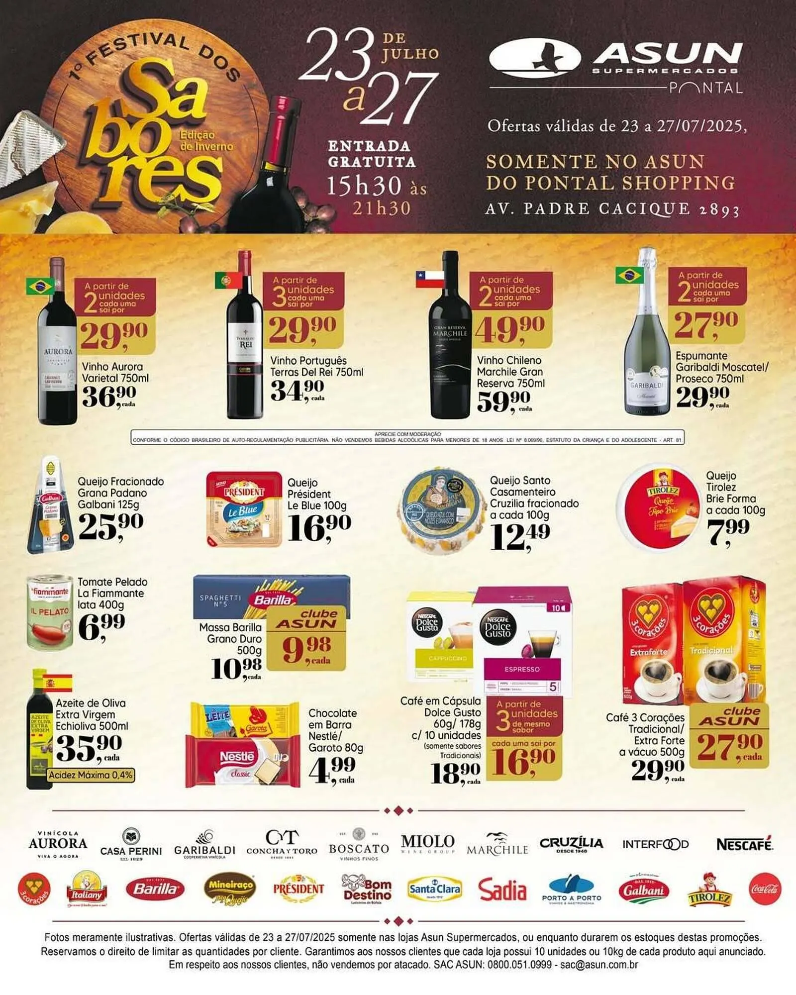 Encarte de Catálogo Asun 23 de julho até 27 de julho 2025 - Pagina 1