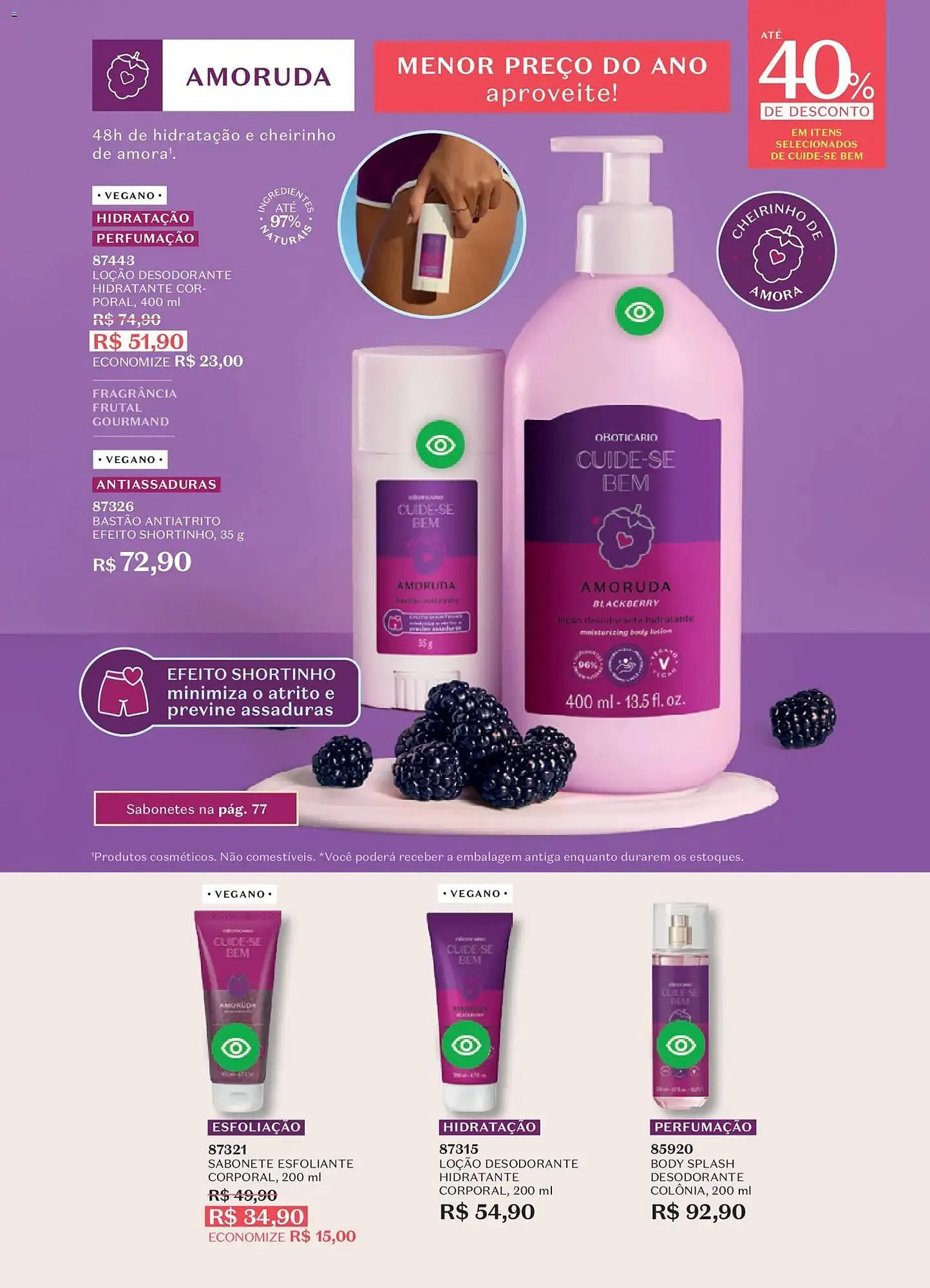 Encarte de Catálogo O Boticário 19 de janeiro até 9 de fevereiro 2026 - Pagina 76
