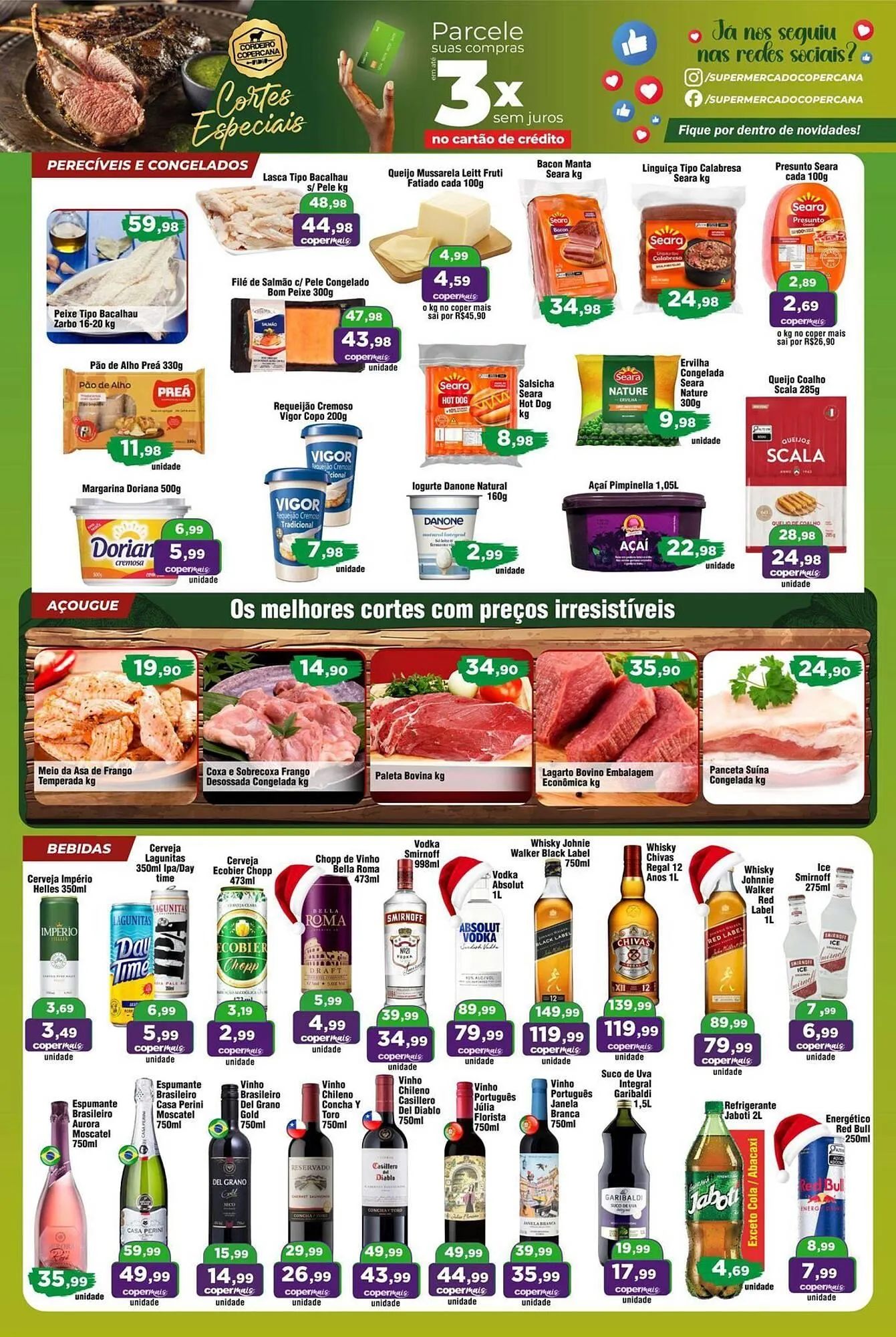 Encarte de Tabloide Copercana 18 de dezembro até 24 de dezembro 2025 - Pagina 3
