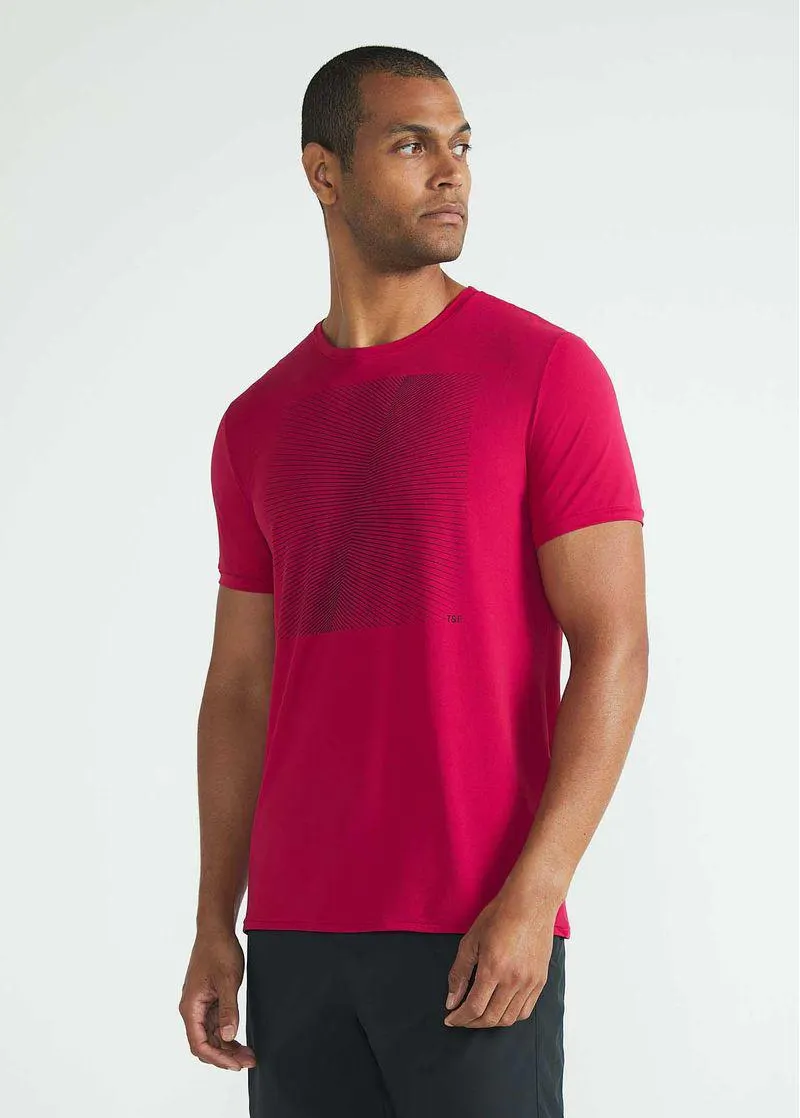 Camiseta Masculina Manga Curta Thermodry Ângulos