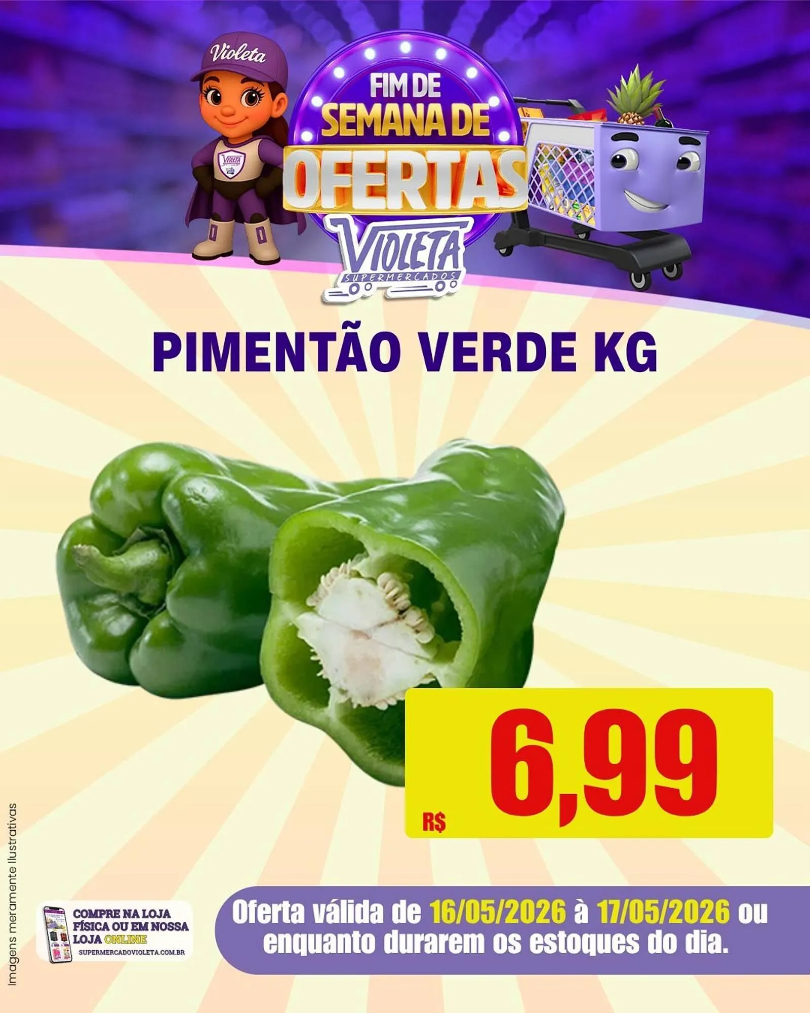 Encarte de Catálogo Violeta Supermercados 16 de maio até 17 de maio 2026 - Pagina 10