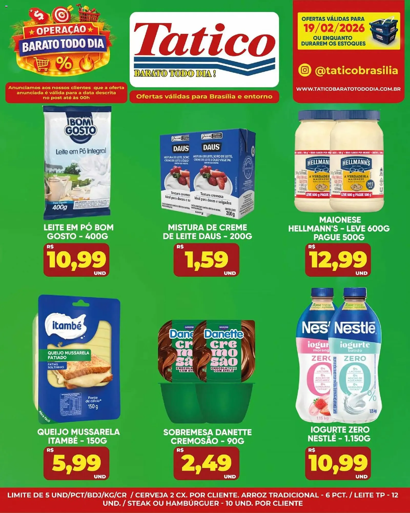 Encarte de Tabloide Tatico 19 de fevereiro até 22 de fevereiro 2026 - Pagina 12