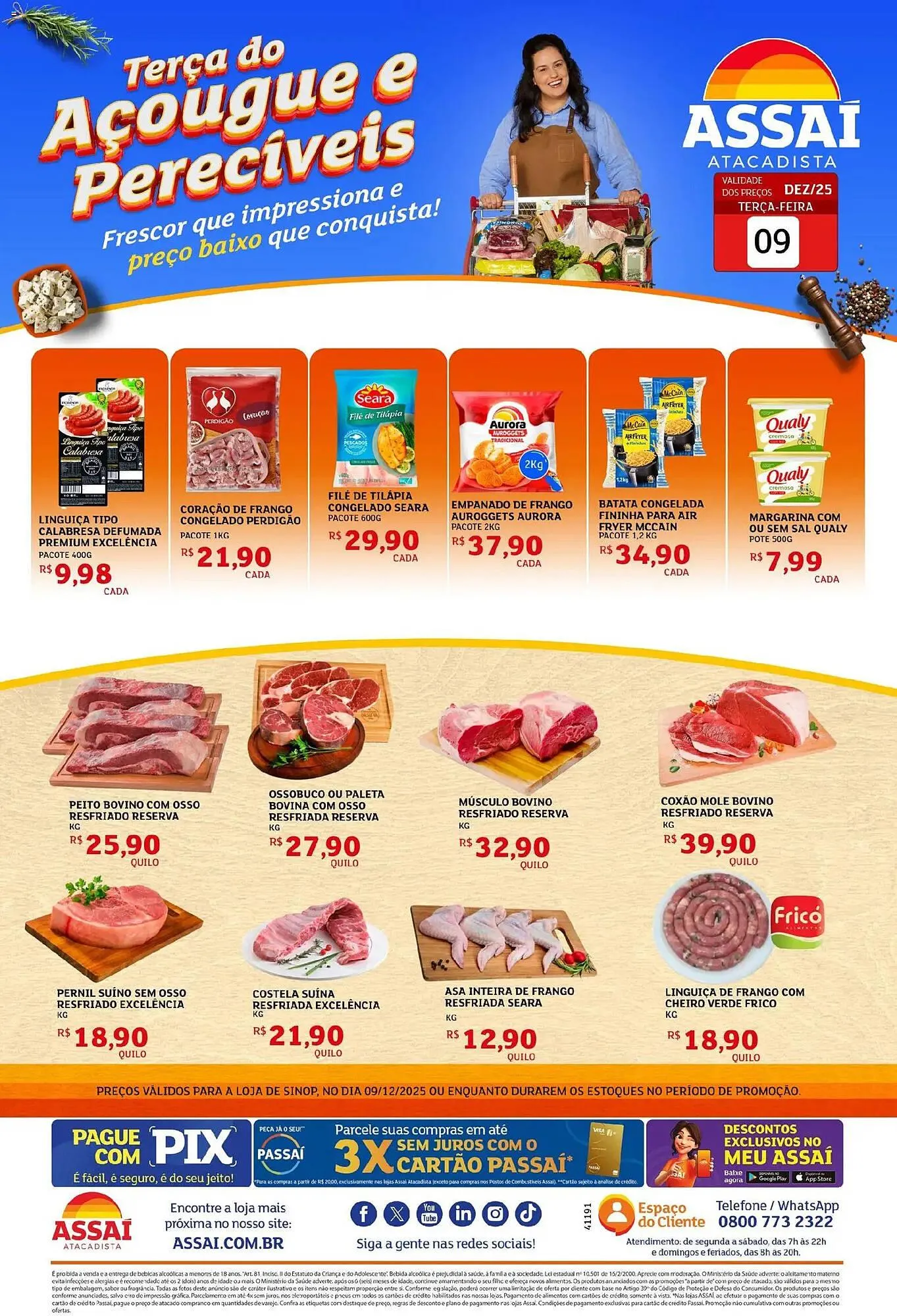 Encarte de Encarte Assaí Atacadista 9 de dezembro até 9 de dezembro 2025 - Pagina 1