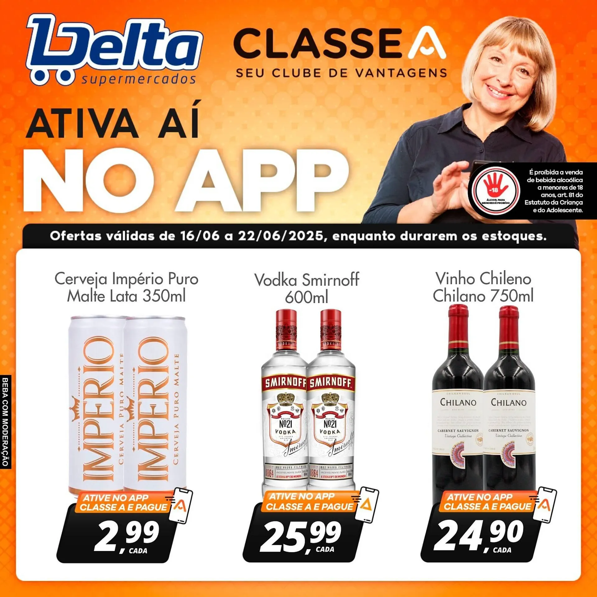 Encarte de Catálogo Delta Supermercados 17 de junho até 22 de junho 2025 - Pagina 2