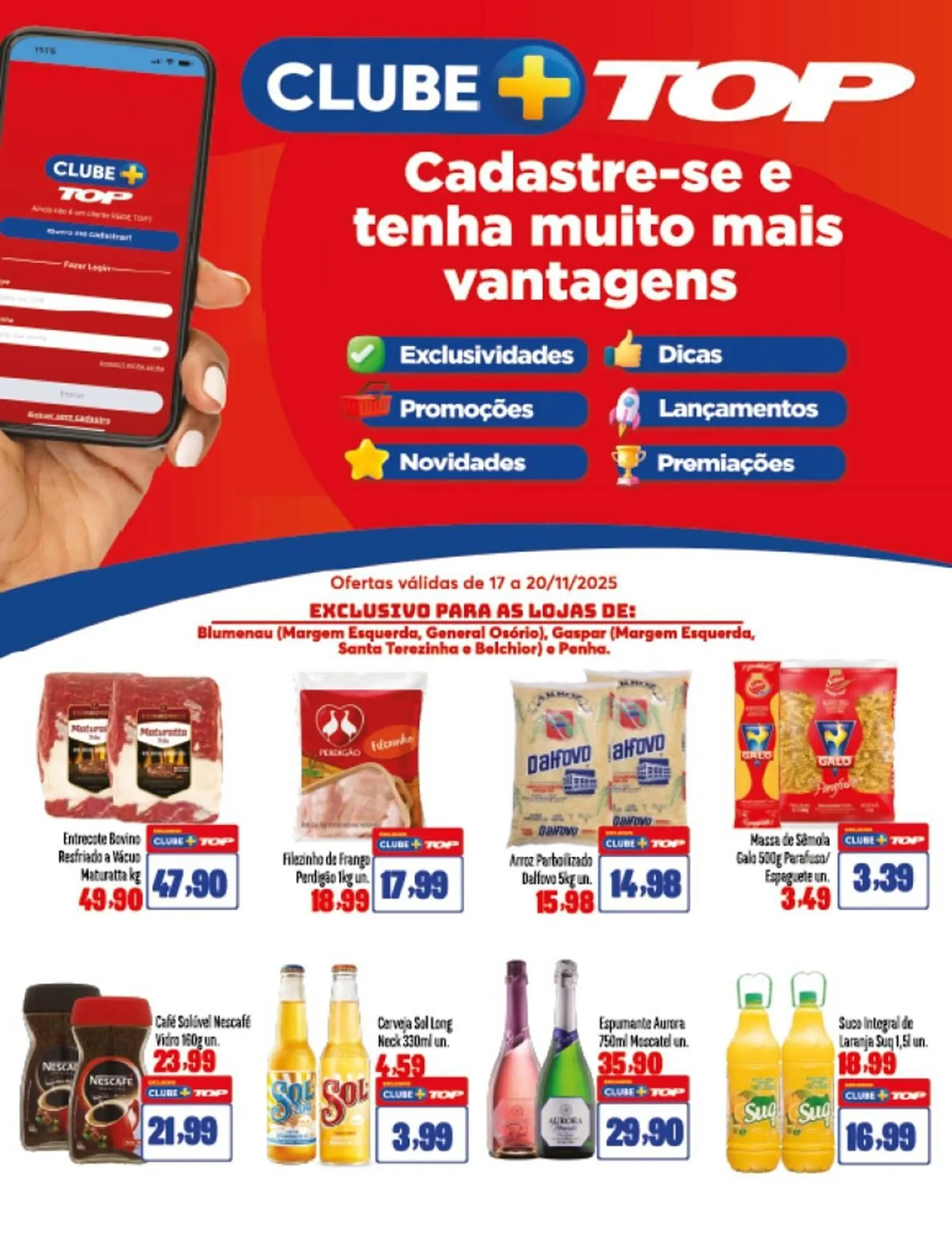 Encarte de Encarte Rede Top 17 de novembro até 20 de novembro 2025 - Pagina 1