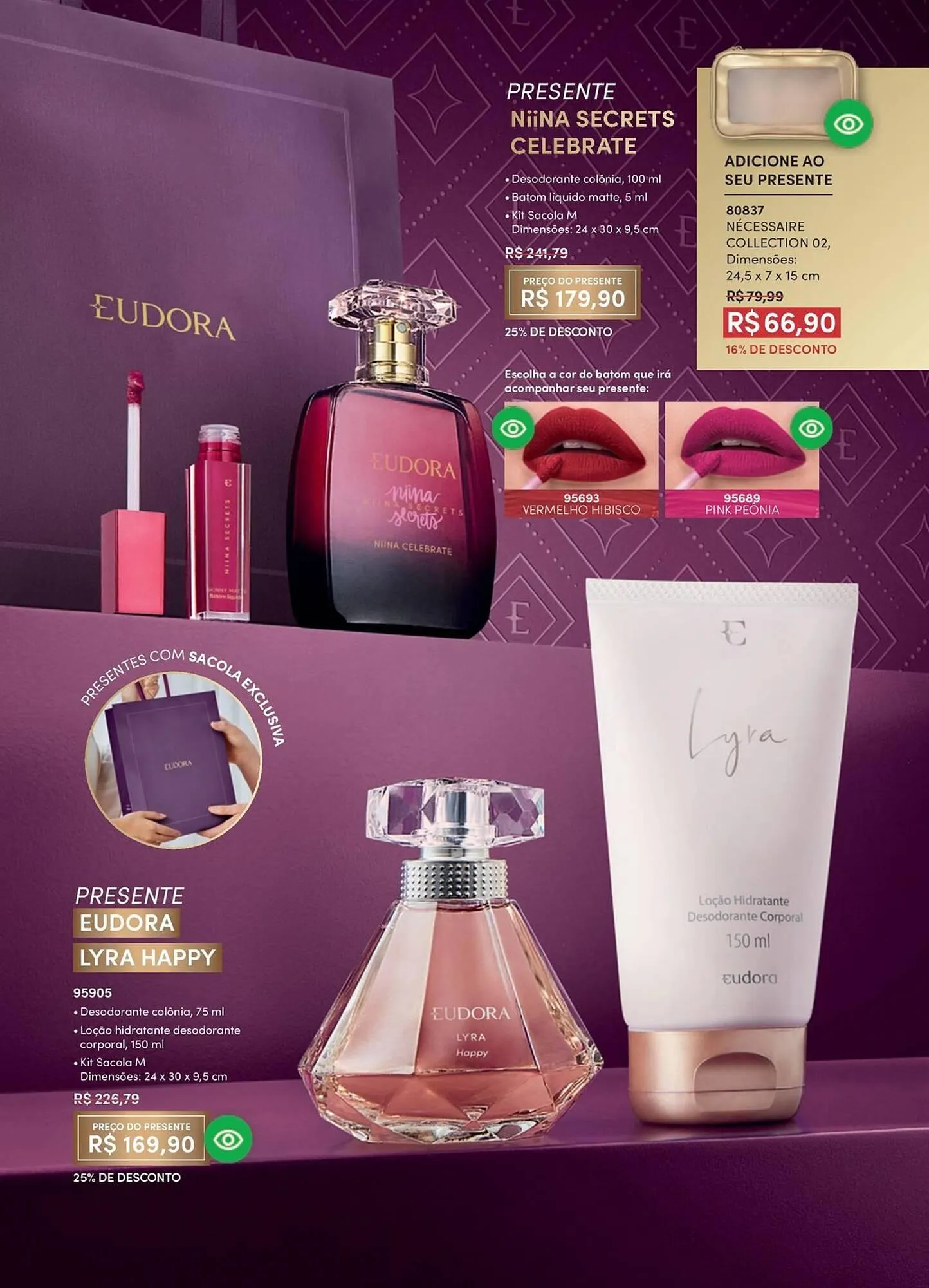 Encarte de Catálogo Eudora 1 de abril até 1 de maio 2026 - Pagina 54