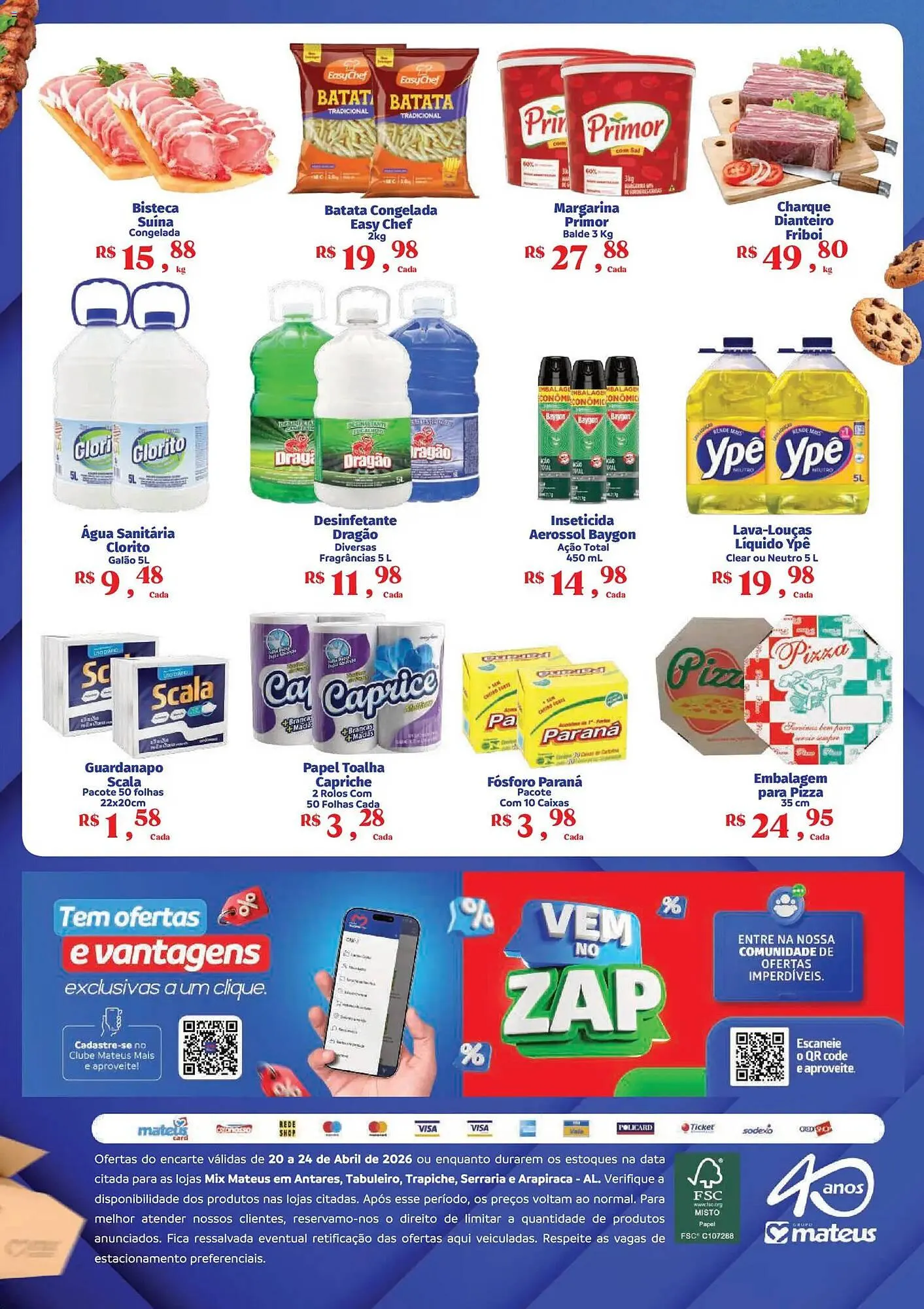 Encarte de Catálogo Supermercados Mateus 20 de abril até 24 de abril 2026 - Pagina 2