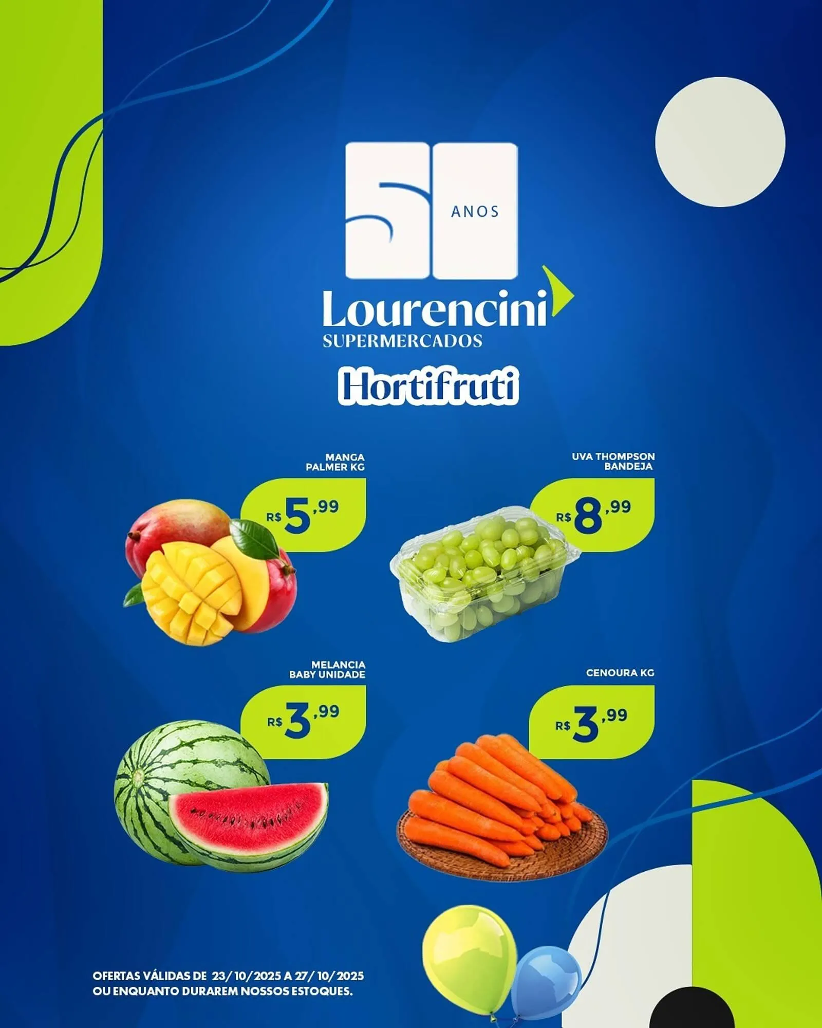 Encarte de Catálogo Lourencini Supermercados 24 de outubro até 27 de outubro 2025 - Pagina 5