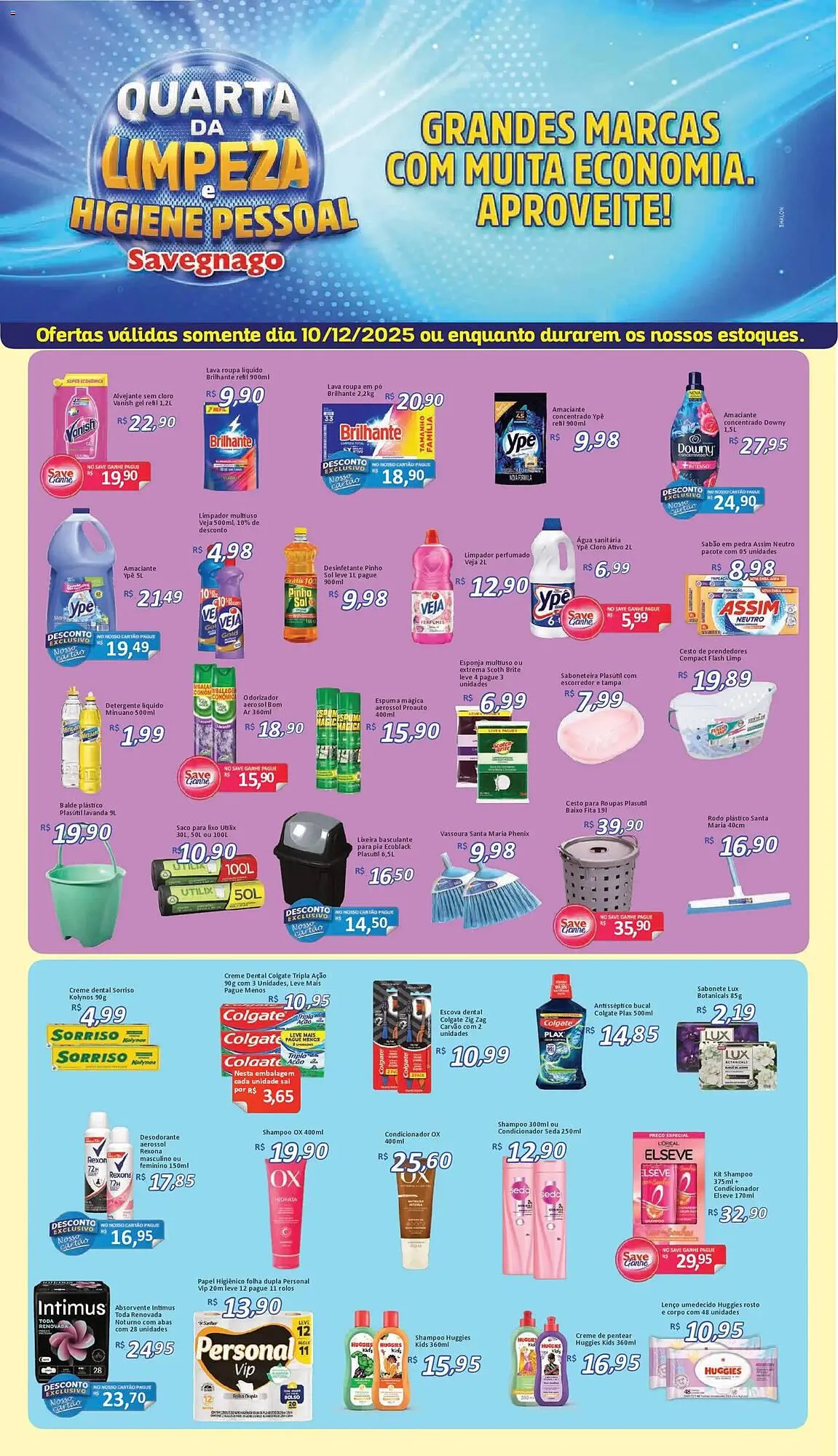 Encarte de Catálogo Supermercados Savegnago 10 de dezembro até 11 de dezembro 2025 - Pagina 1