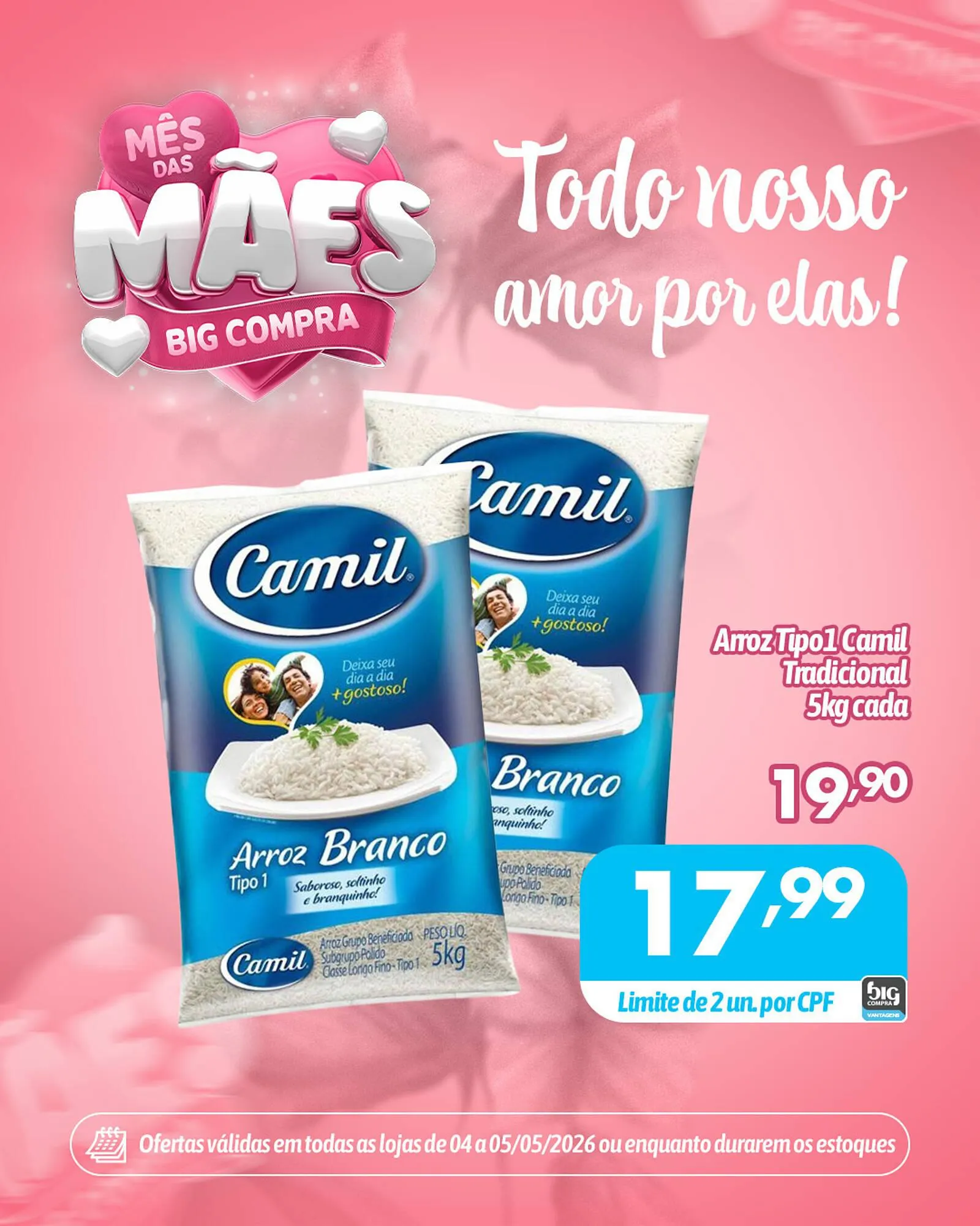 Encarte de Catálogo Supermercados Big Compra 4 de maio até 5 de maio 2026 - Pagina 1