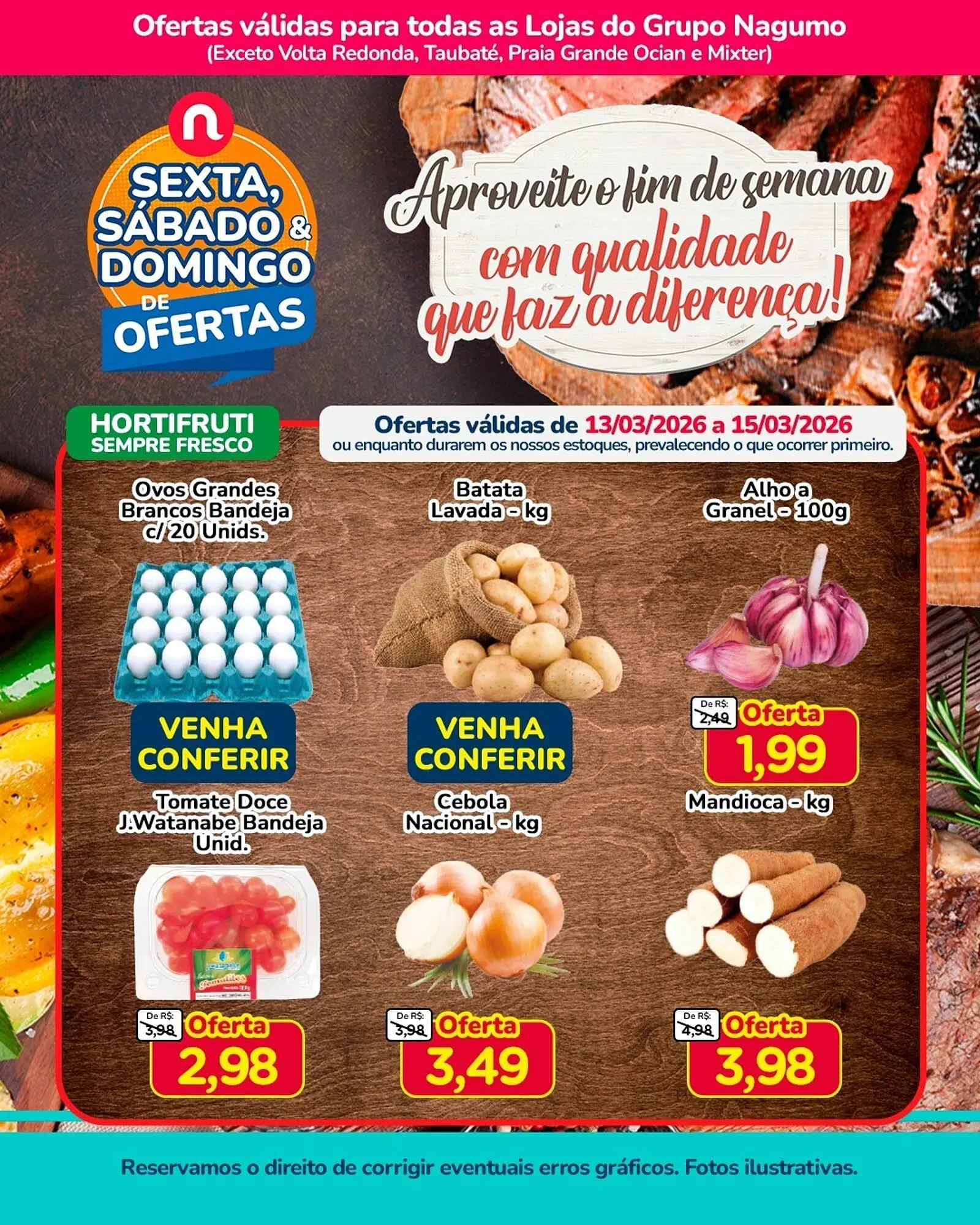 Encarte de Folheto Nagumo 13 de março até 15 de março 2026 - Pagina 1