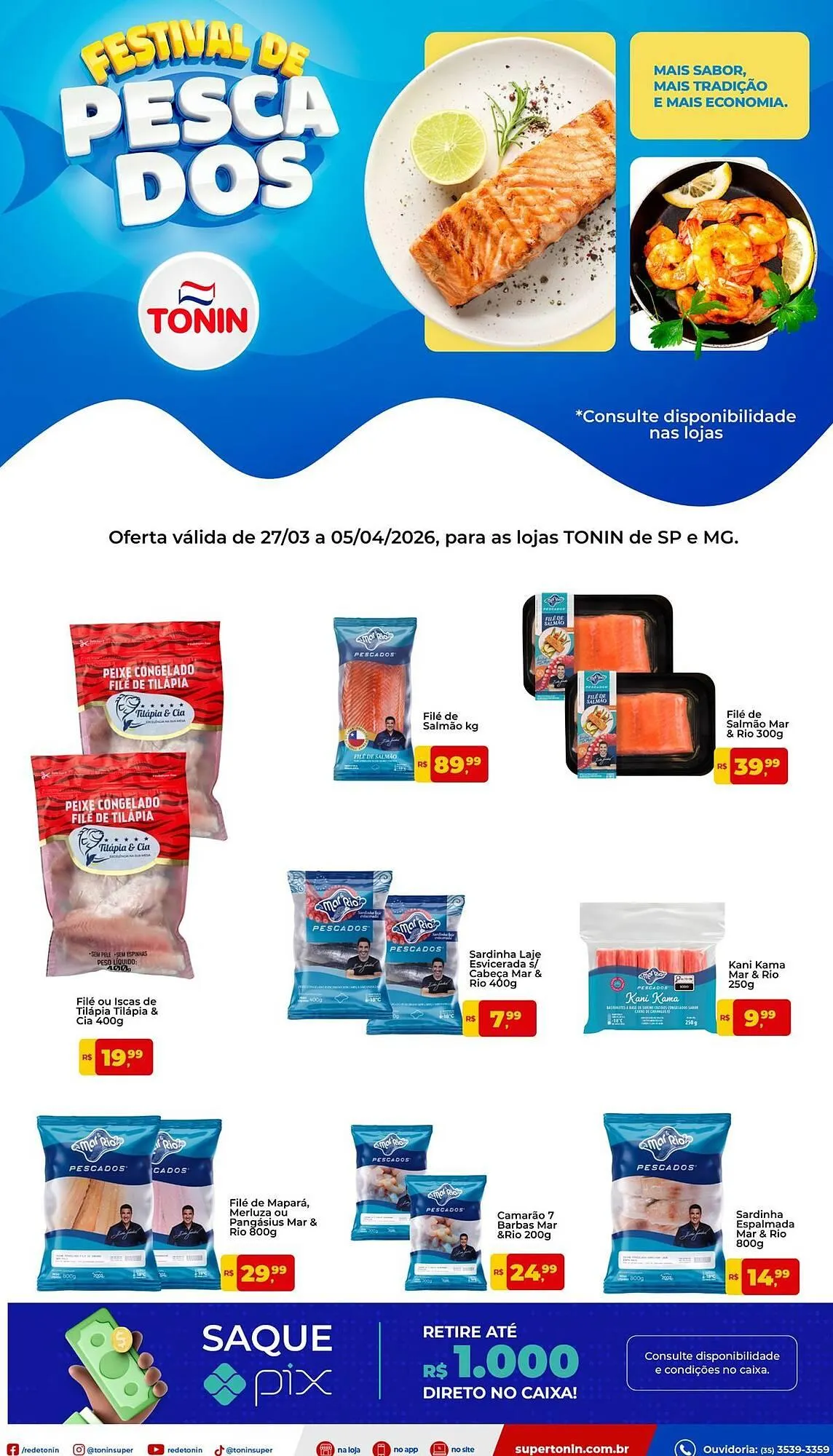 Encarte de Catálogo Tonin Superatacado 27 de março até 5 de abril 2026 - Pagina 1