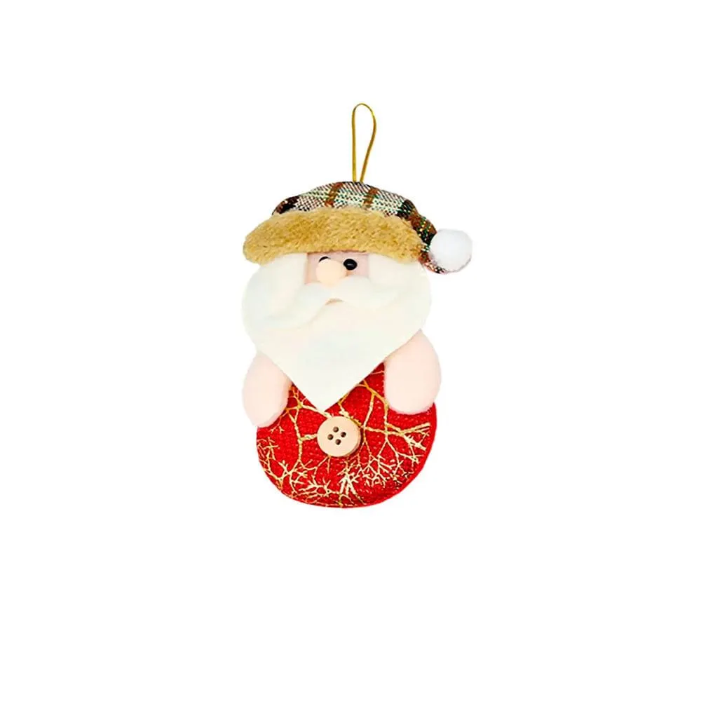 Enfeite Papai Noel Casa Ambiente 13cm - Item Sortido