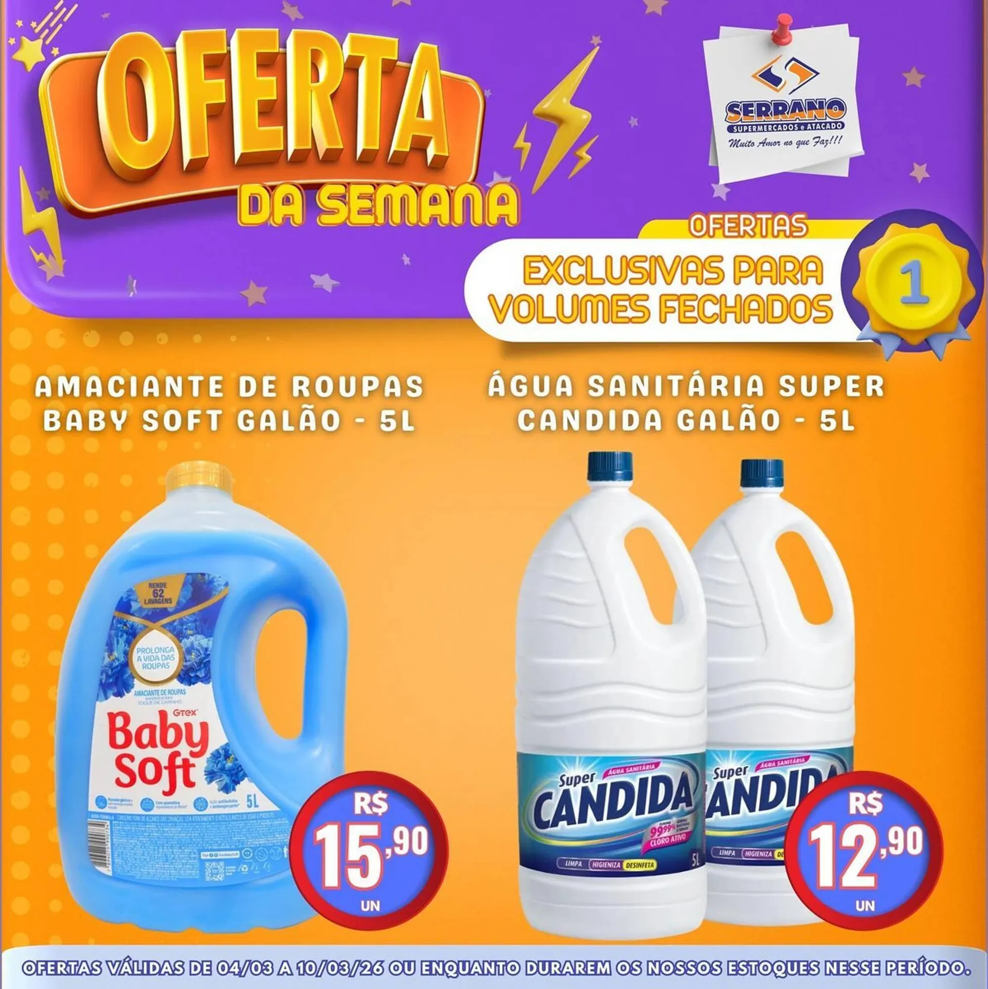 Encarte de Catálogo Serrano Supermercado 4 de março até 10 de março 2026 - Pagina 9