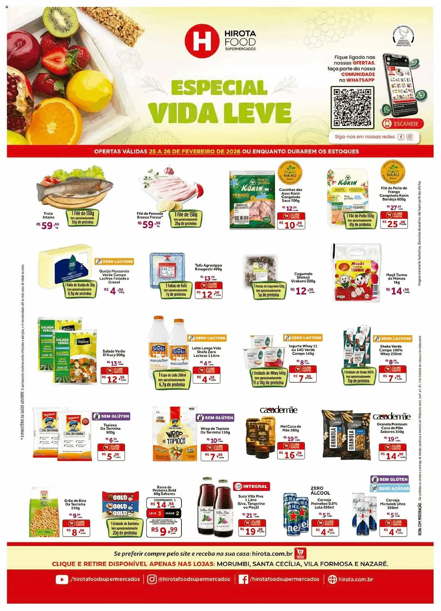 Encarte de Catálogo Hirota Food Supermercado 26 de fevereiro até 26 de fevereiro 2026 - Pagina 1