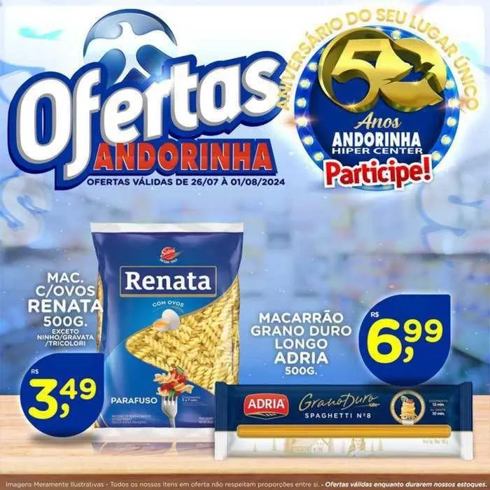 Encarte de Andorinha Hipermercado OFERTAS 26 de julho até 1 de agosto 2024 - Pagina 76