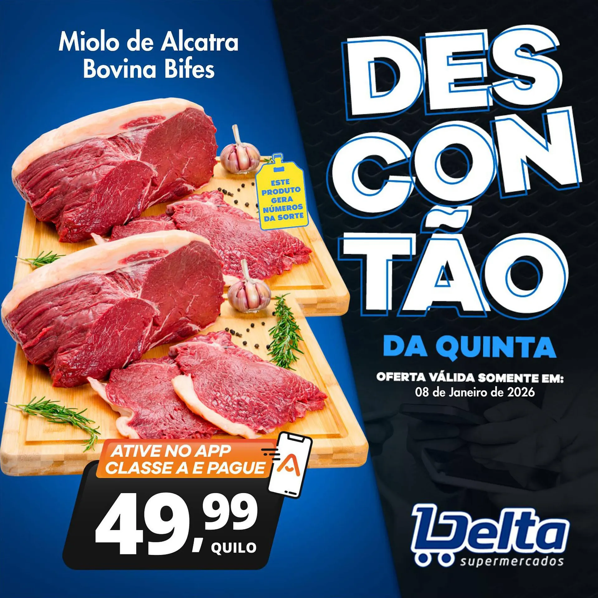 Encarte de Catálogo Delta Supermercados 8 de janeiro até 8 de janeiro 2026 - Pagina 1