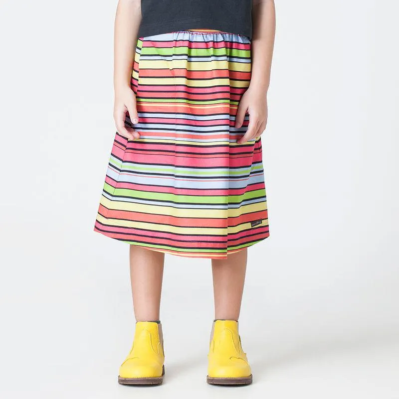 Saia Infantil Rainbow Rosa