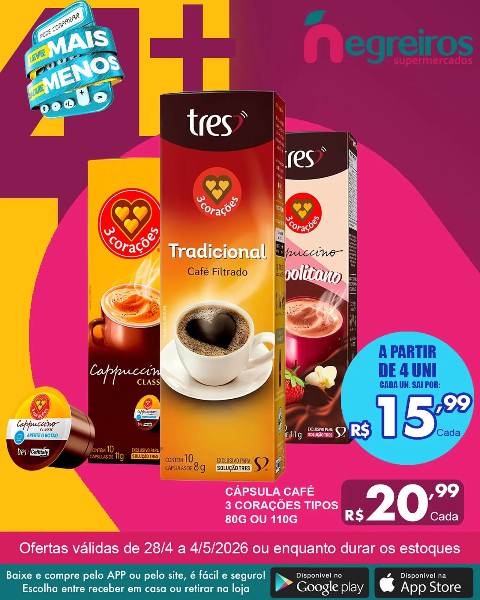 Encarte de Folheto Negreiros 28 de abril até 4 de maio 2026 - Pagina 1