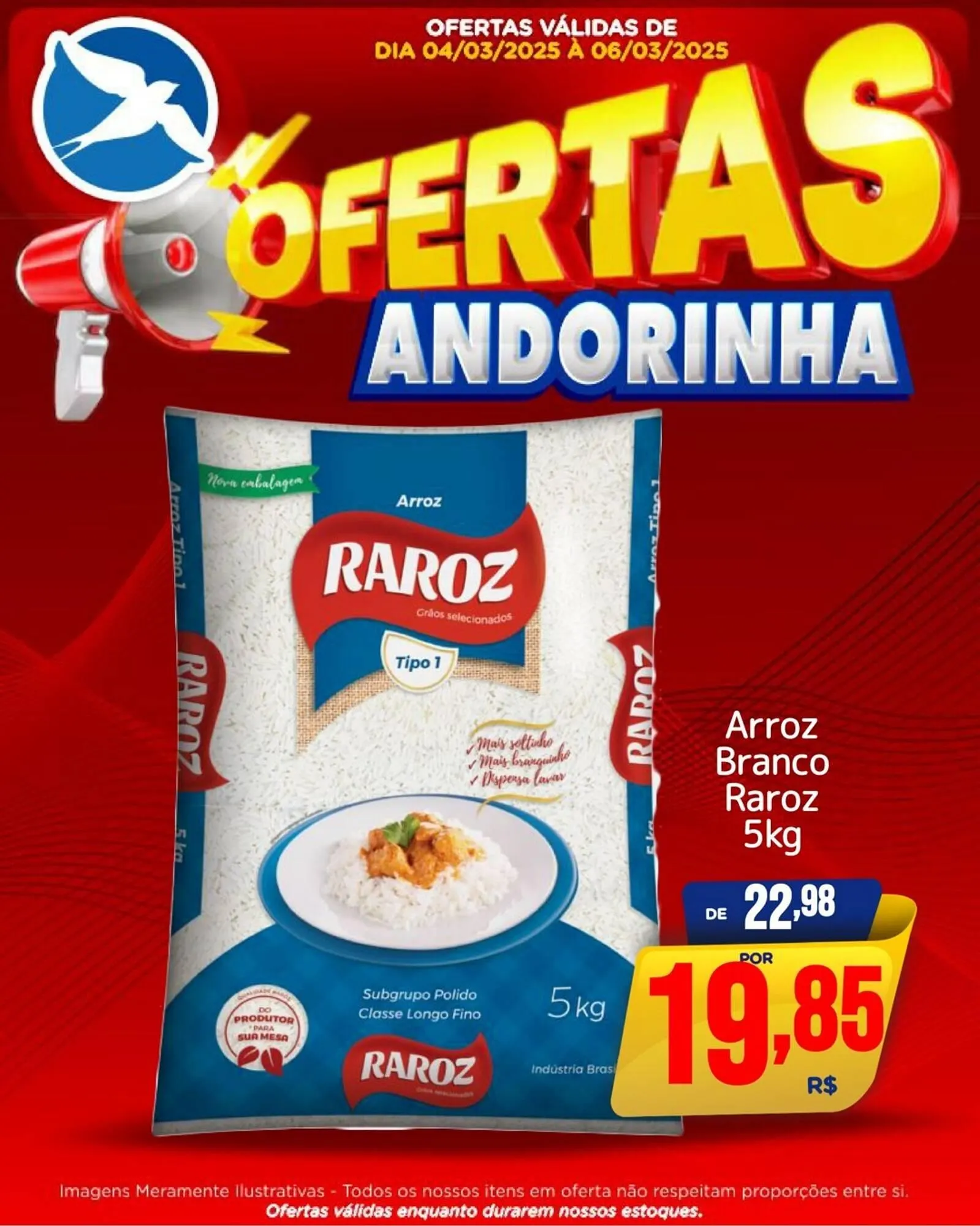 Encarte de Catálogo Andorinha Hipermercado 4 de março até 6 de março 2025 - Pagina 1