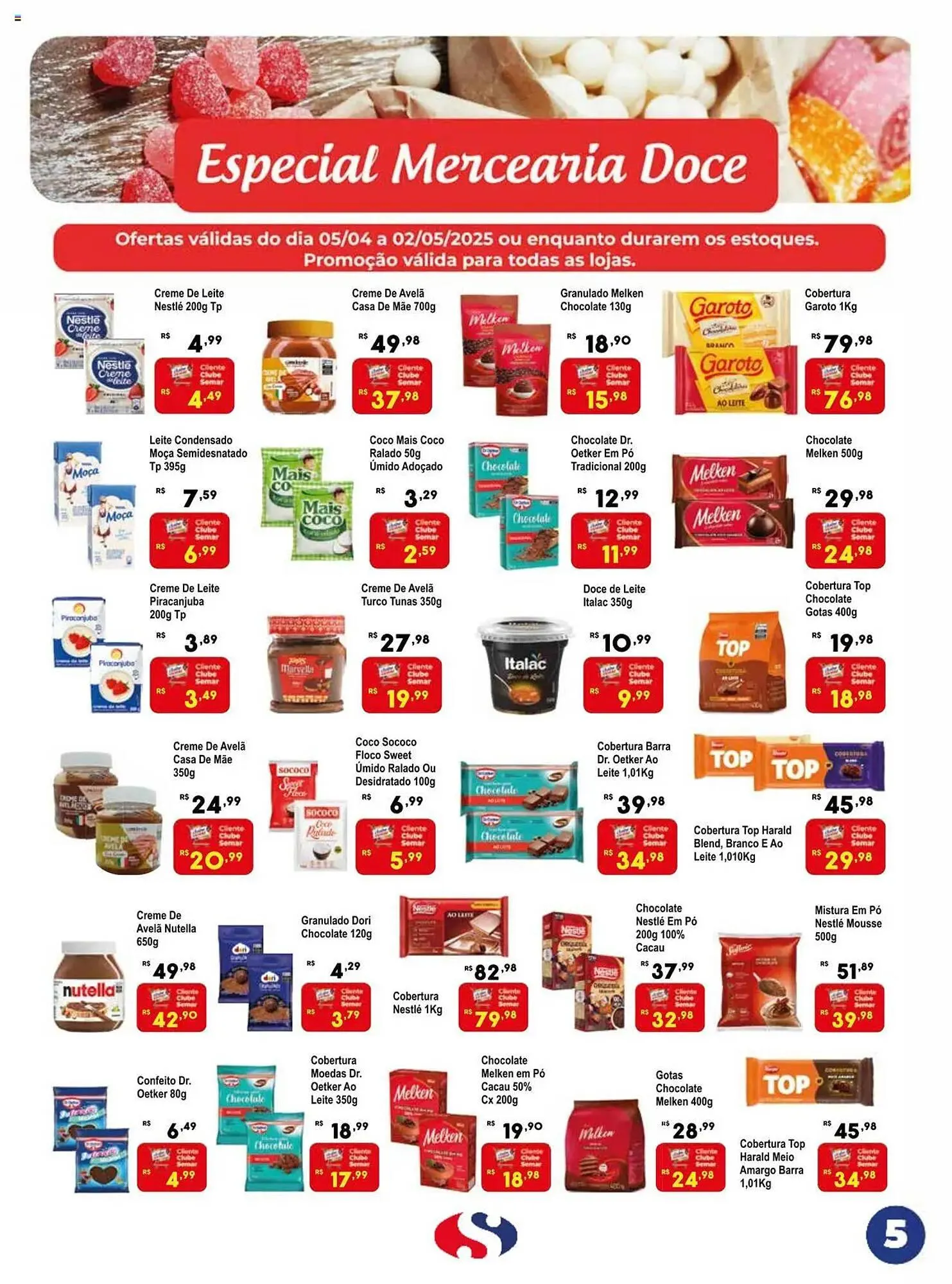 Encarte de Catálogo Semar Supermercado 5 de abril até 2 de maio 2025 - Pagina 5