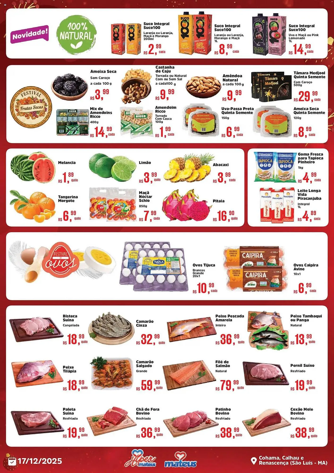 Encarte de Catálogo Supermercados Mateus 17 de dezembro até 17 de dezembro 2025 - Pagina 2
