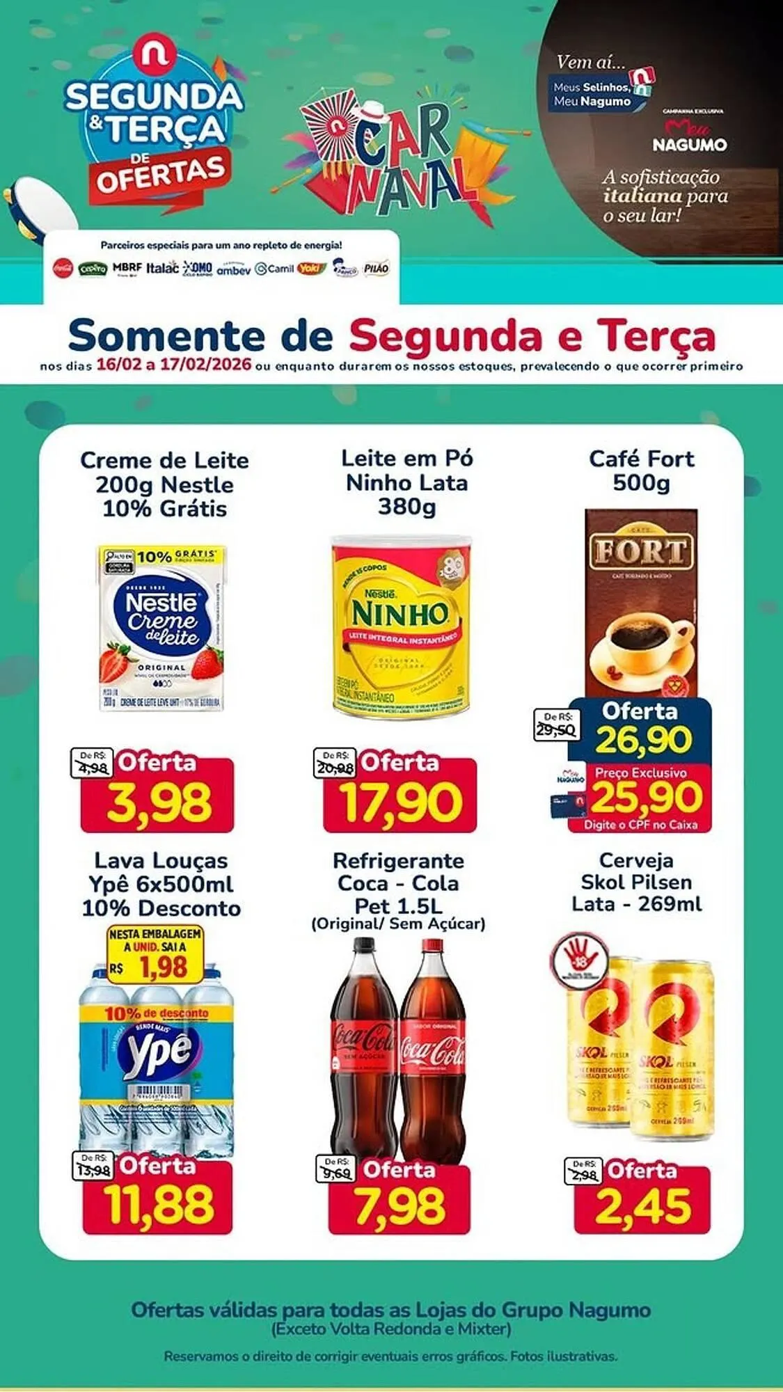 Encarte de Folheto Nagumo 16 de fevereiro até 18 de fevereiro 2026 - Pagina 2