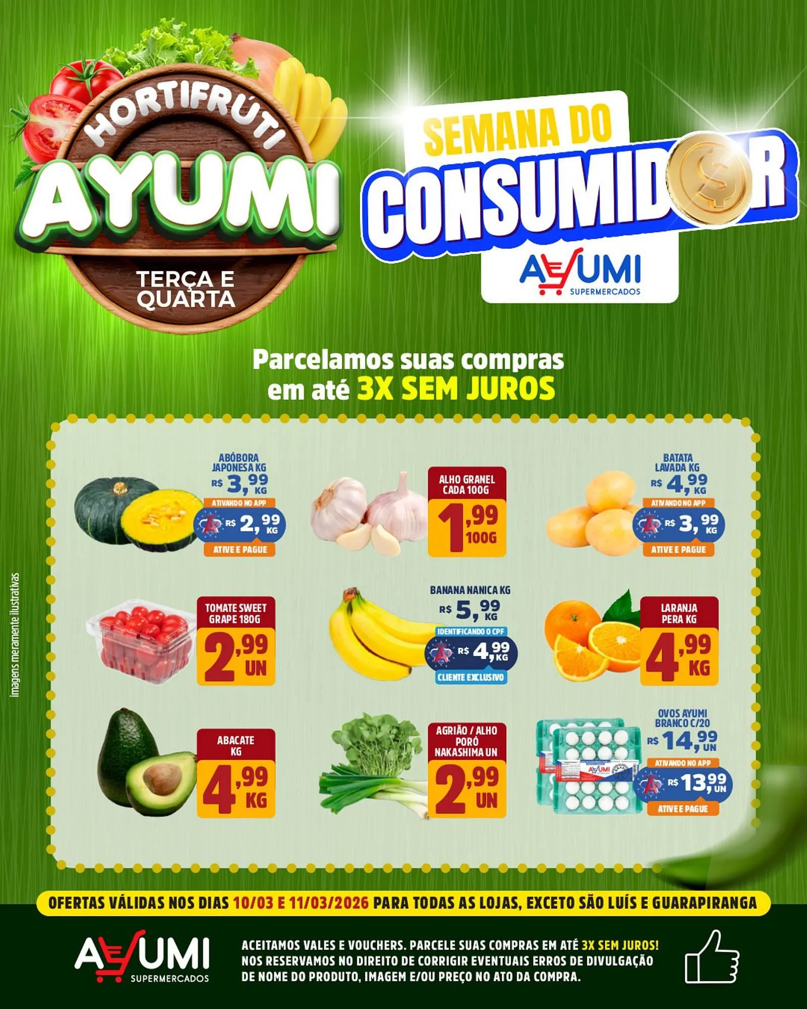Folheto Ayumi Supermercados - 1