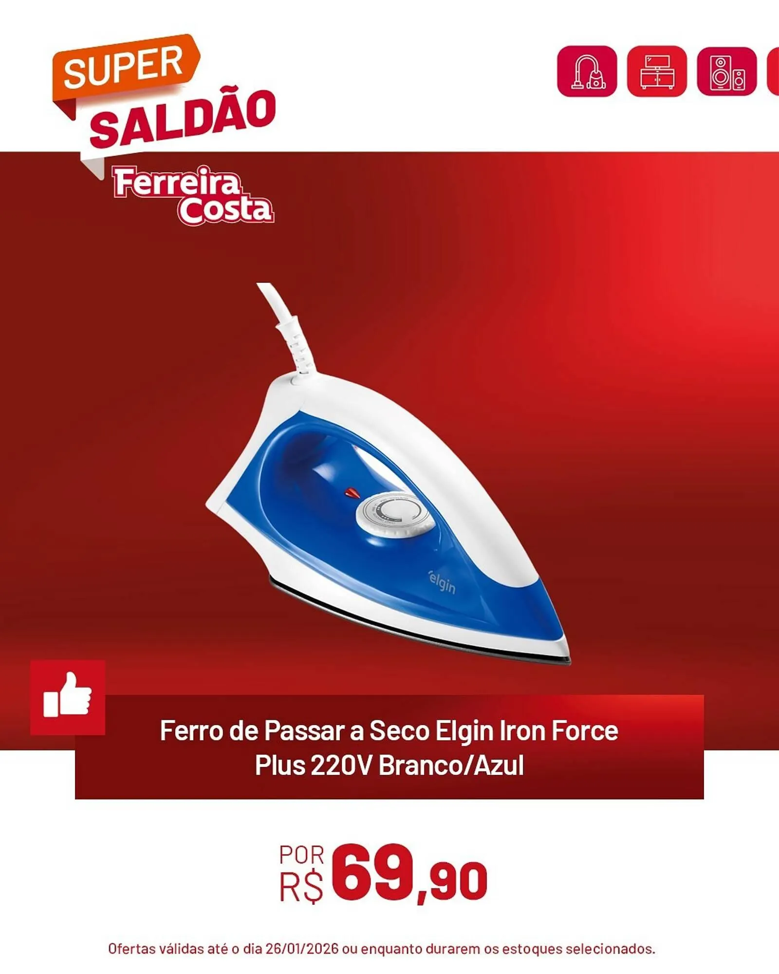 Encarte de Encarte Ferreira Costa 19 de janeiro até 26 de janeiro 2026 - Pagina 4