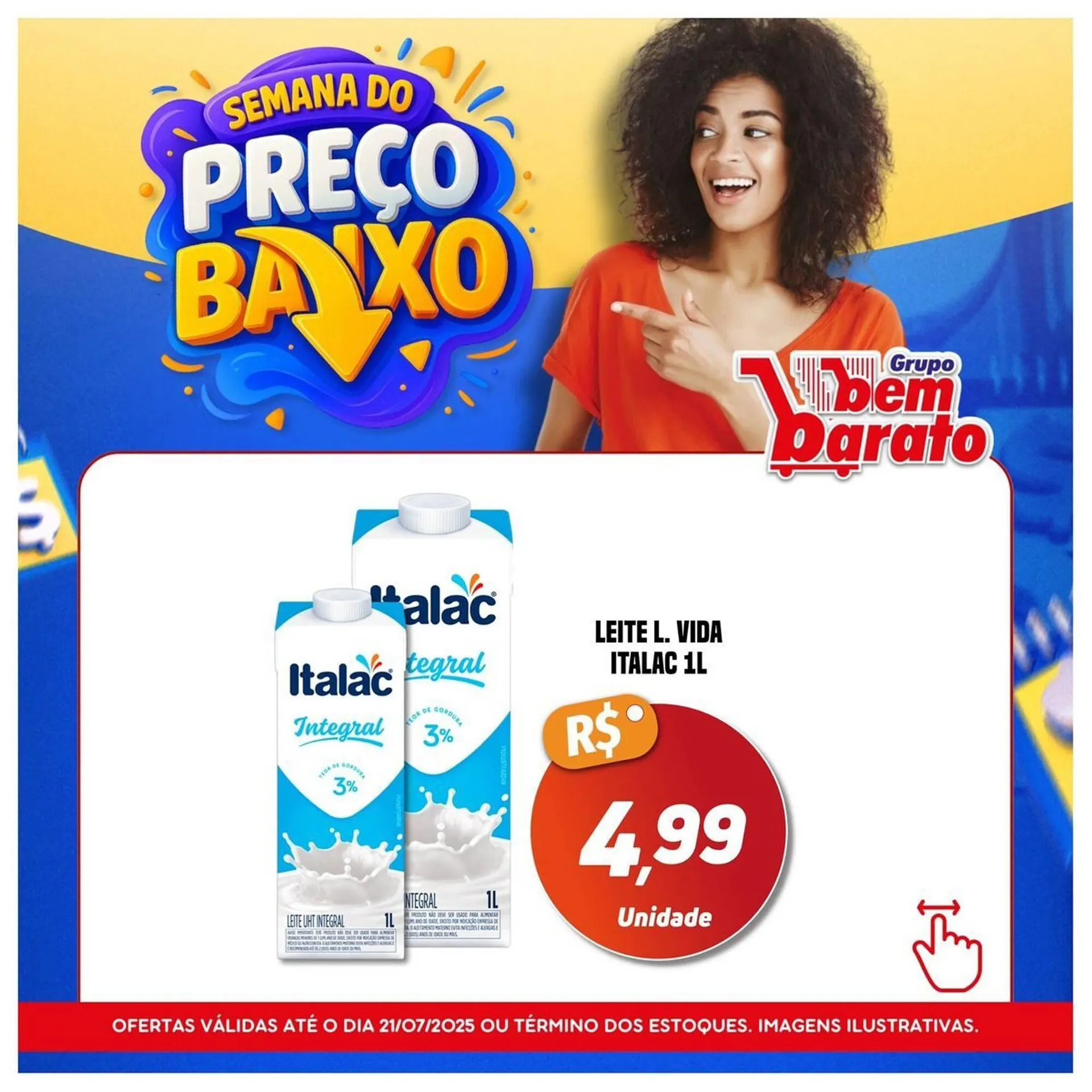 Encarte de Catálogo Supermercado Bem Barato 18 de julho até 21 de julho 2025 - Pagina 2